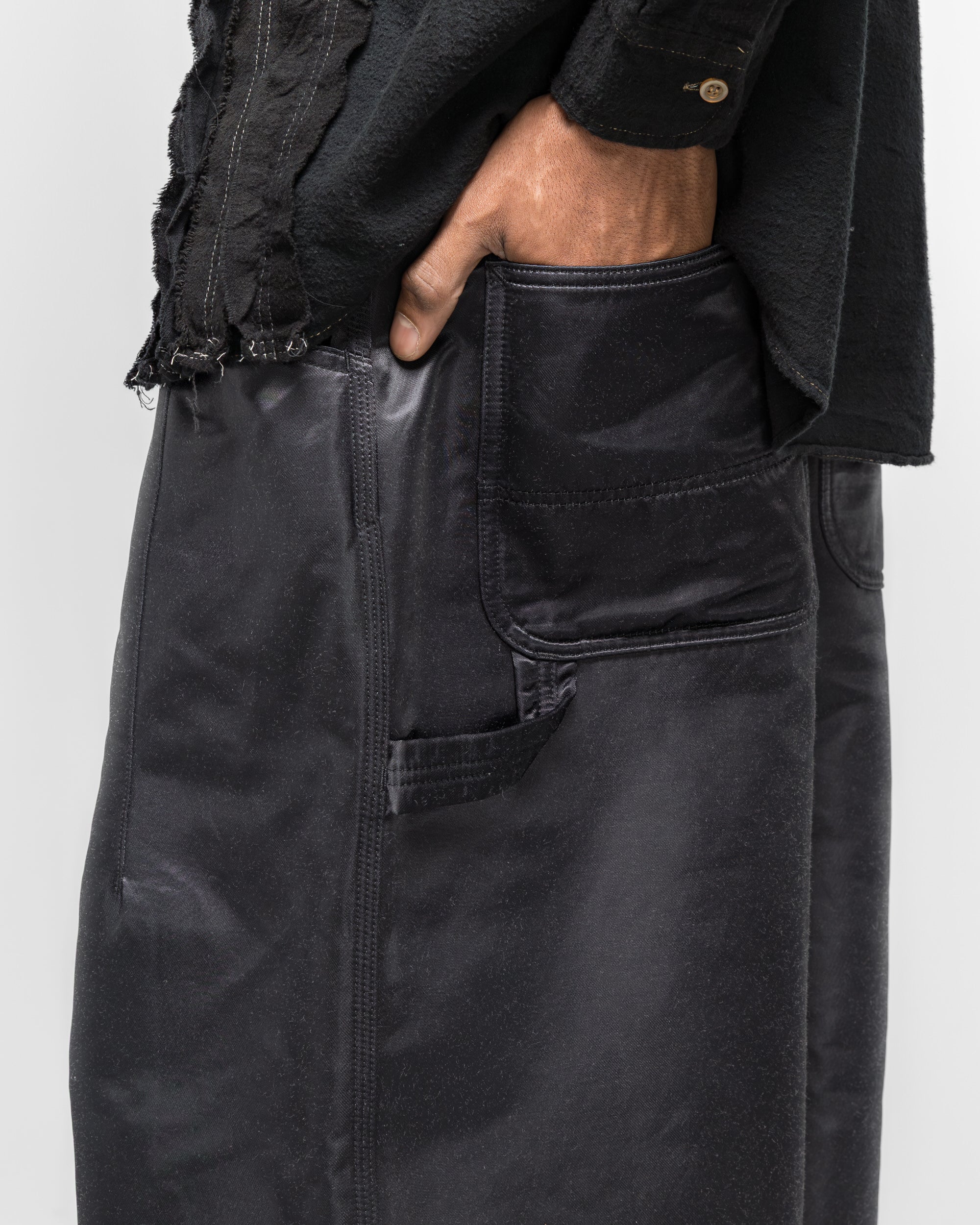 H.D. Painter Pant - Black C/N Sateen - Image 5