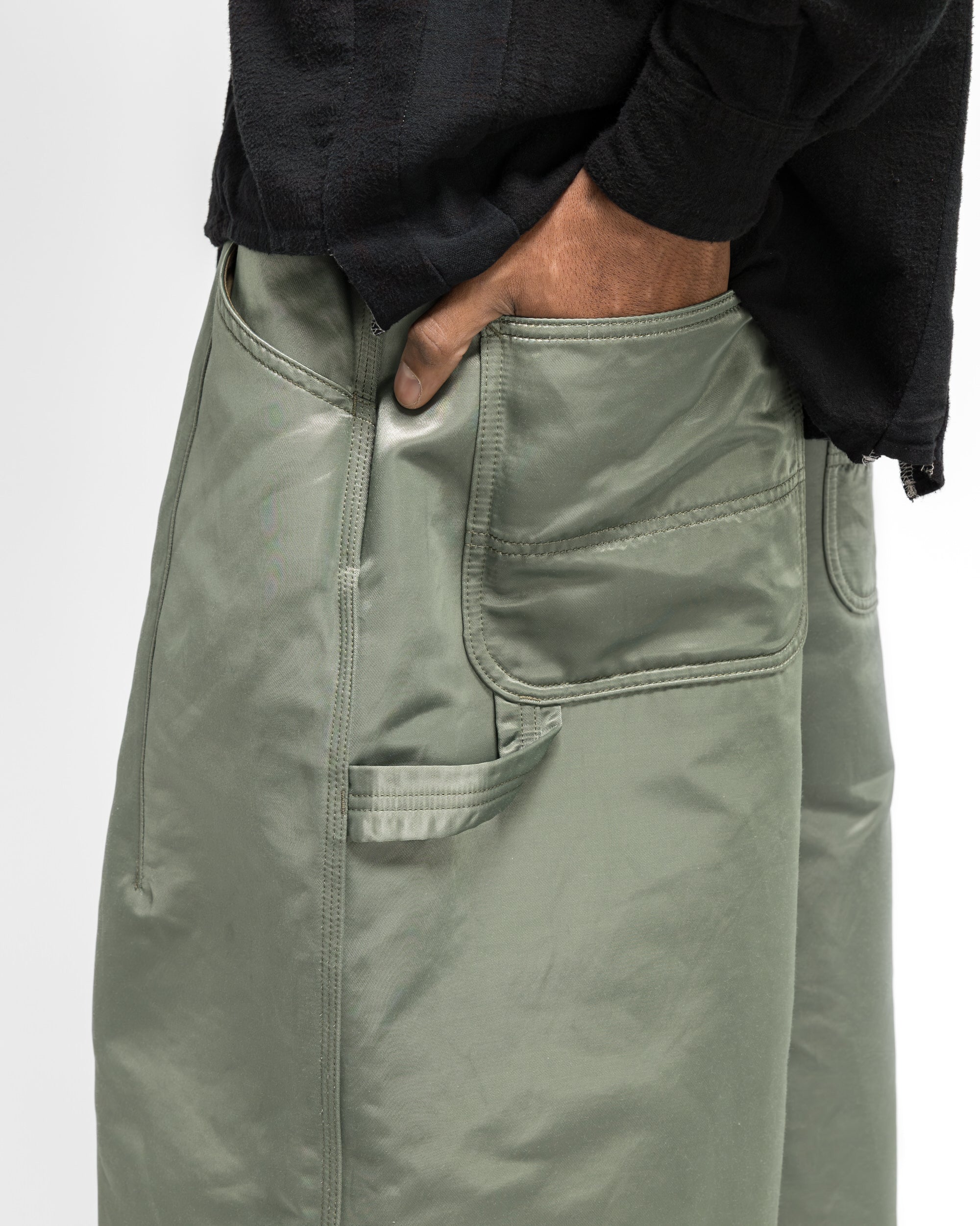 H.D. Painter Pant - Olive C/N Sateen - Image 5