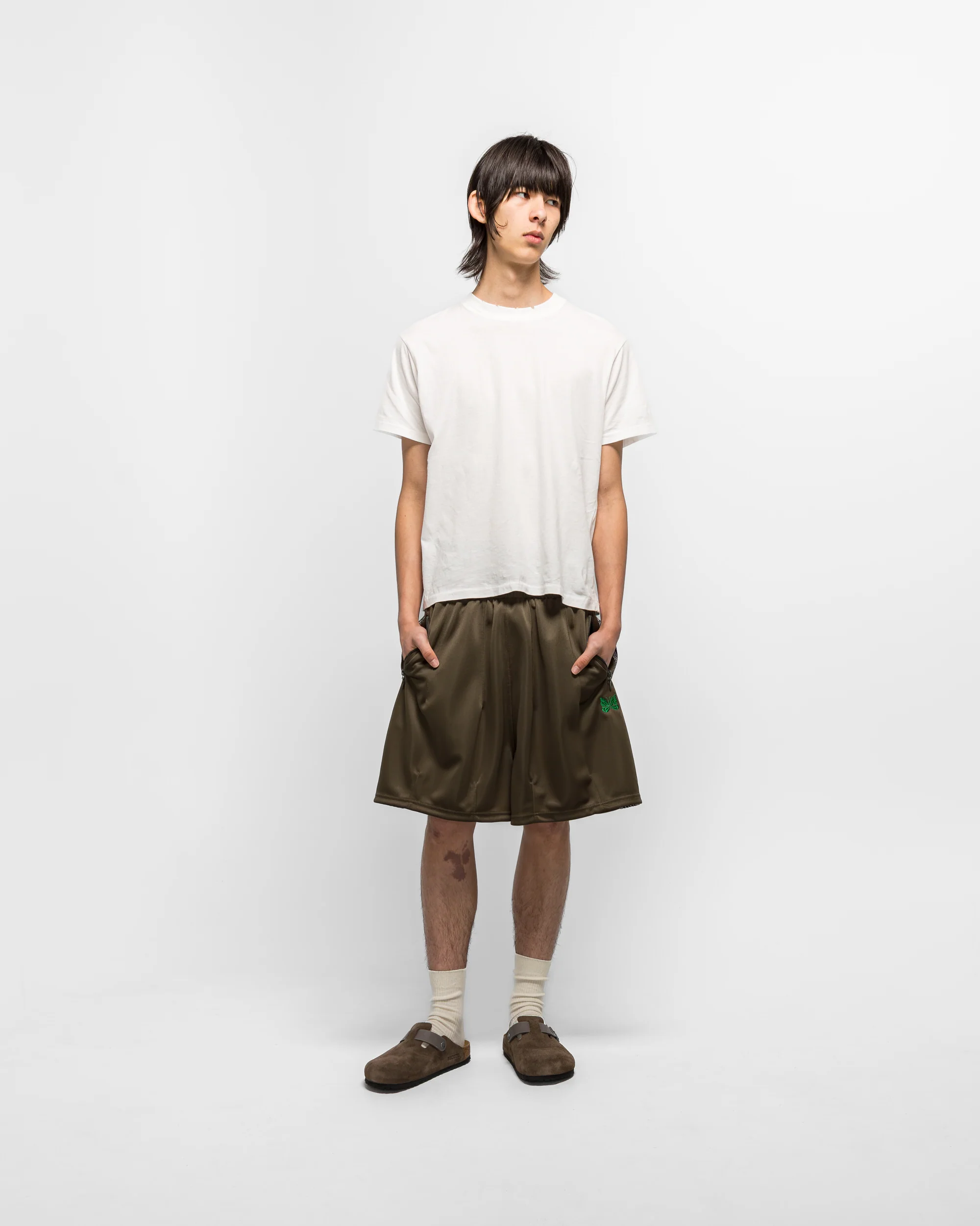 H.D. Track Short x UP THERE - Olive - Image 7