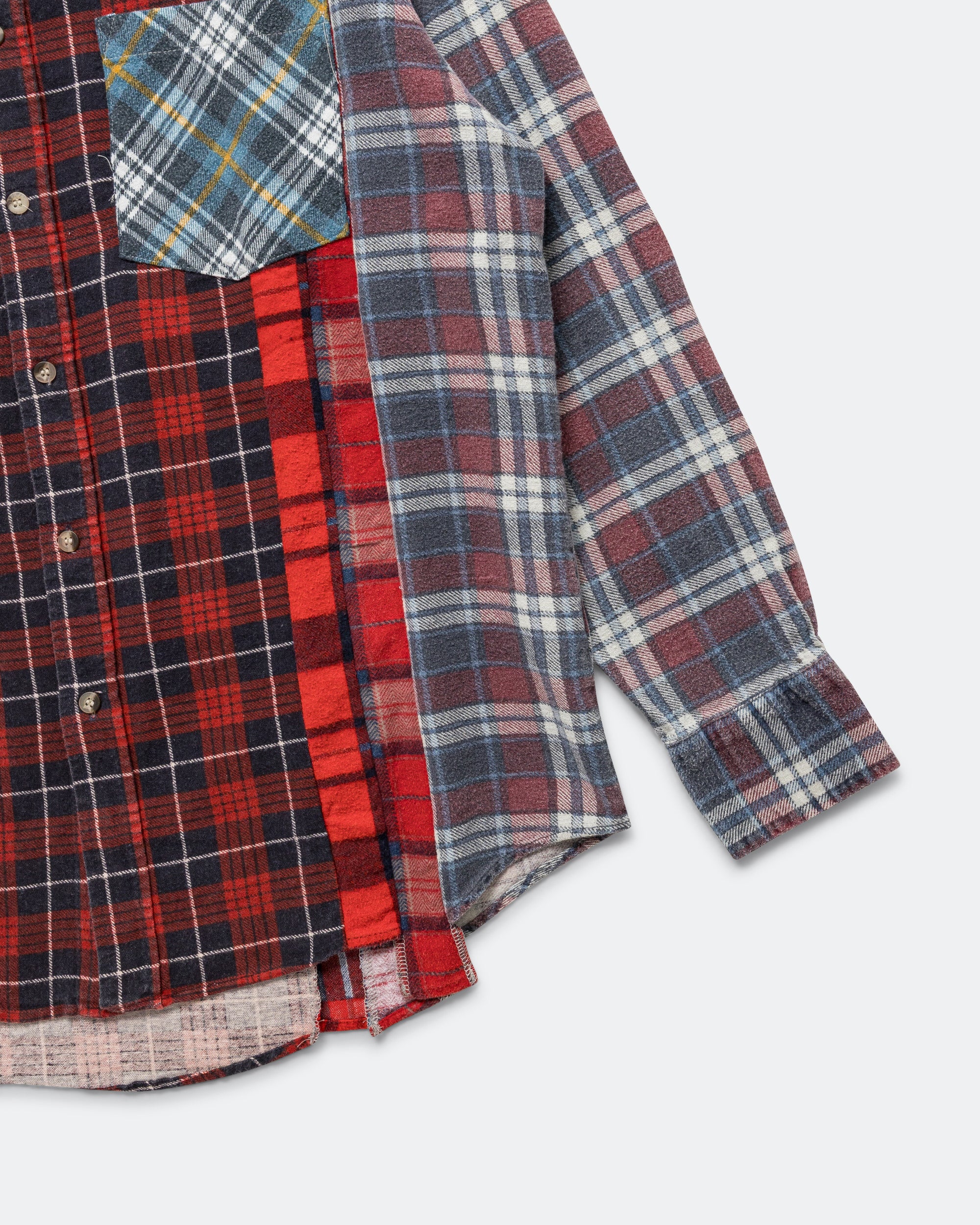 Rebuild Flannel 7 Cuts Shirt SS26 - Medium #6 - Image 4