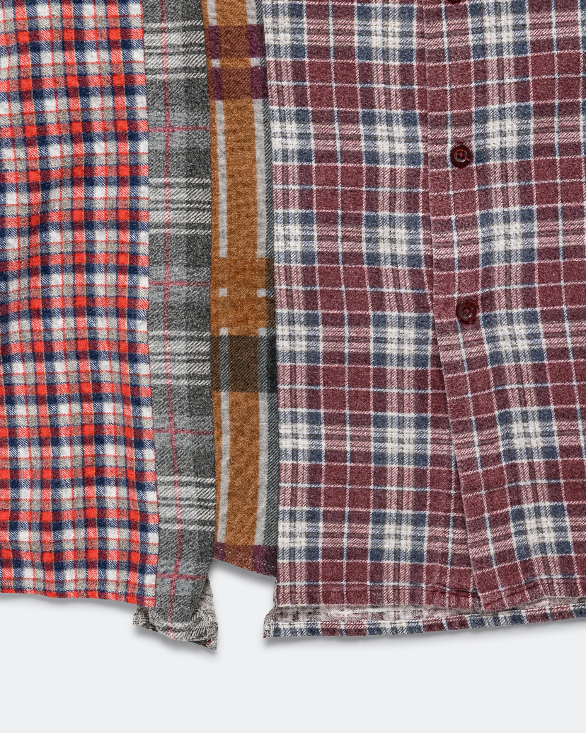 Rebuild Flannel 7 Cuts Shirt SS26 - X-Small #1 - Image 5
