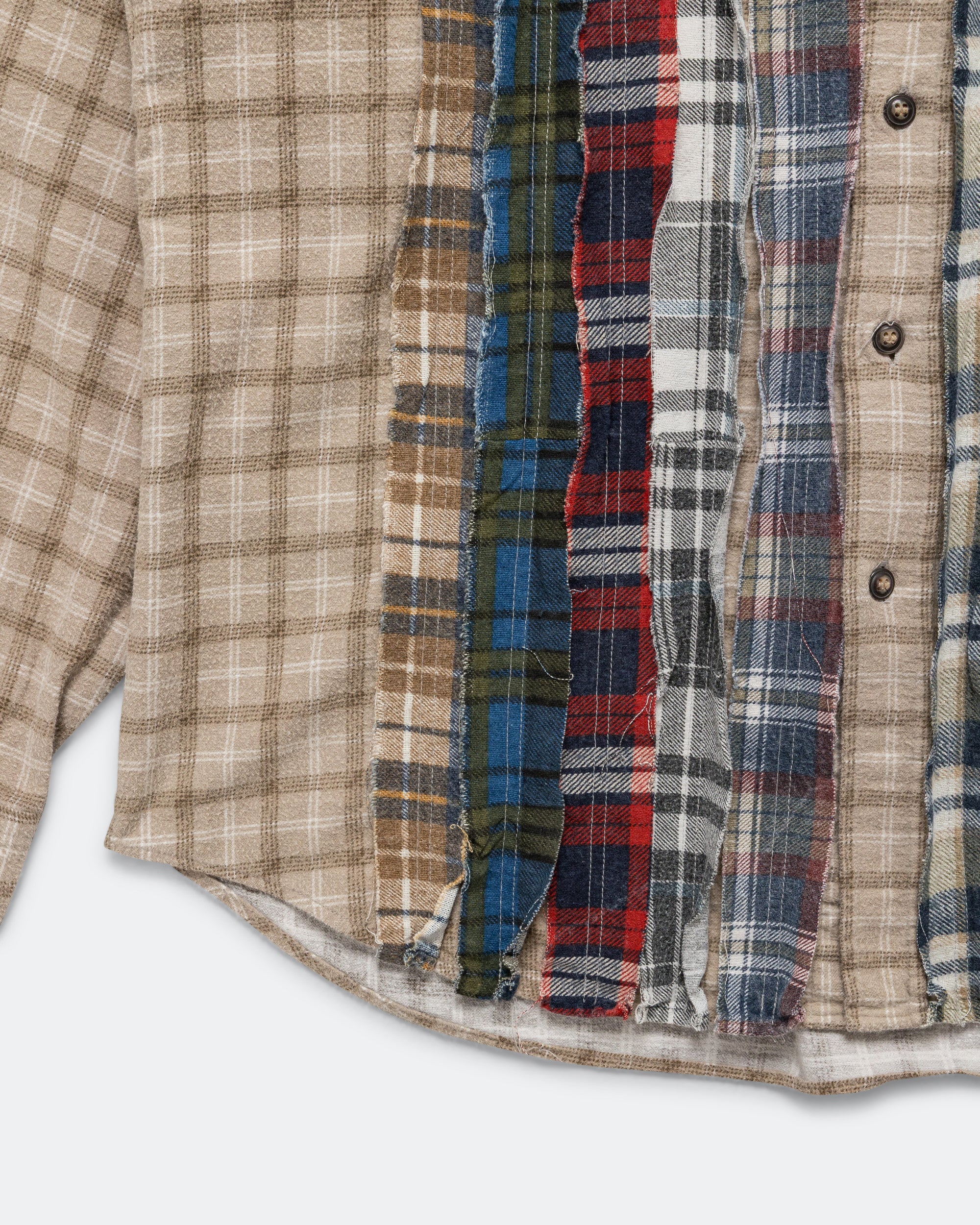 Rebuild Flannel Ribbon Shirt SS26 - Medium #2 - Image 5