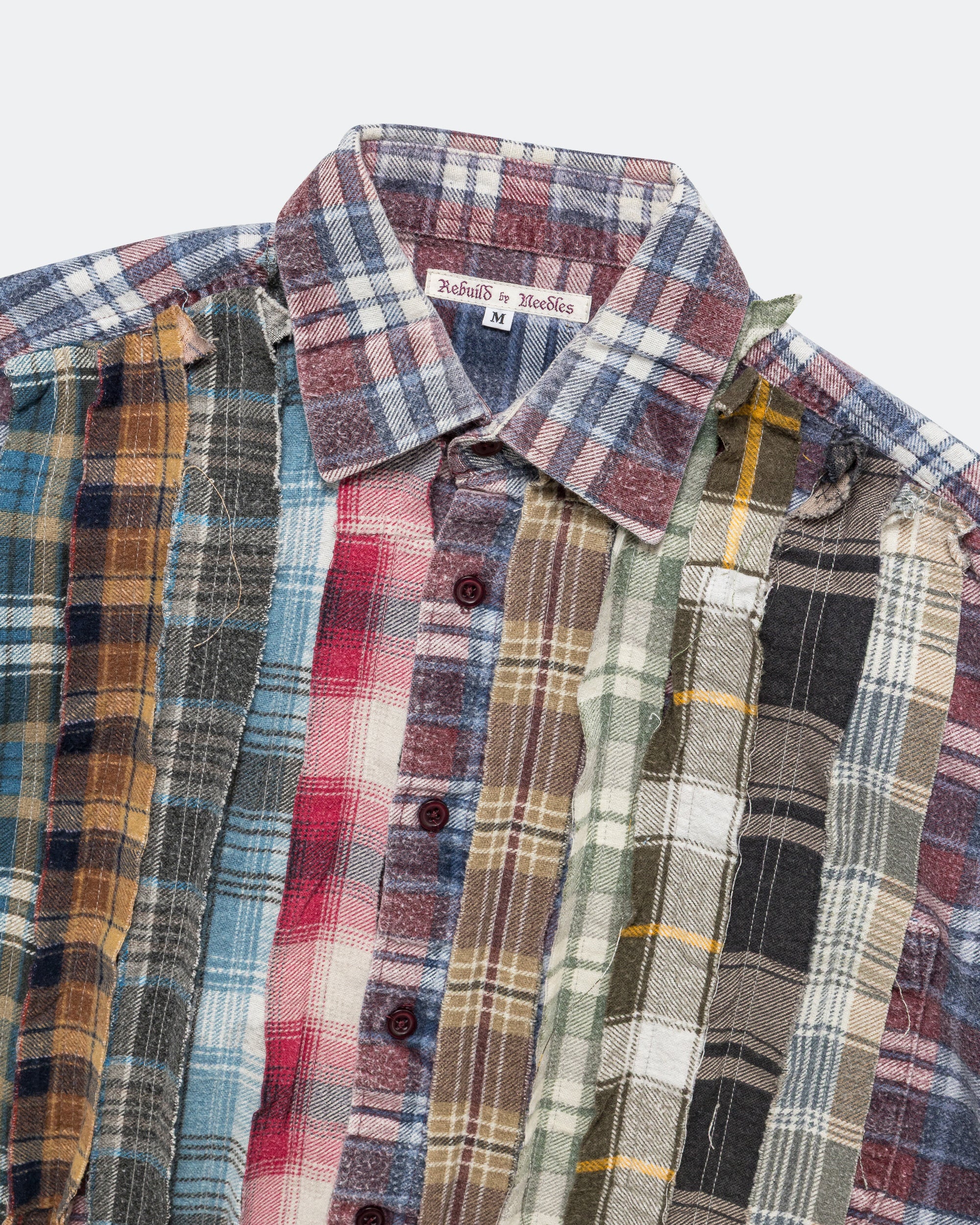 Rebuild Flannel Ribbon Shirt SS26 - Medium #5 - Image 2