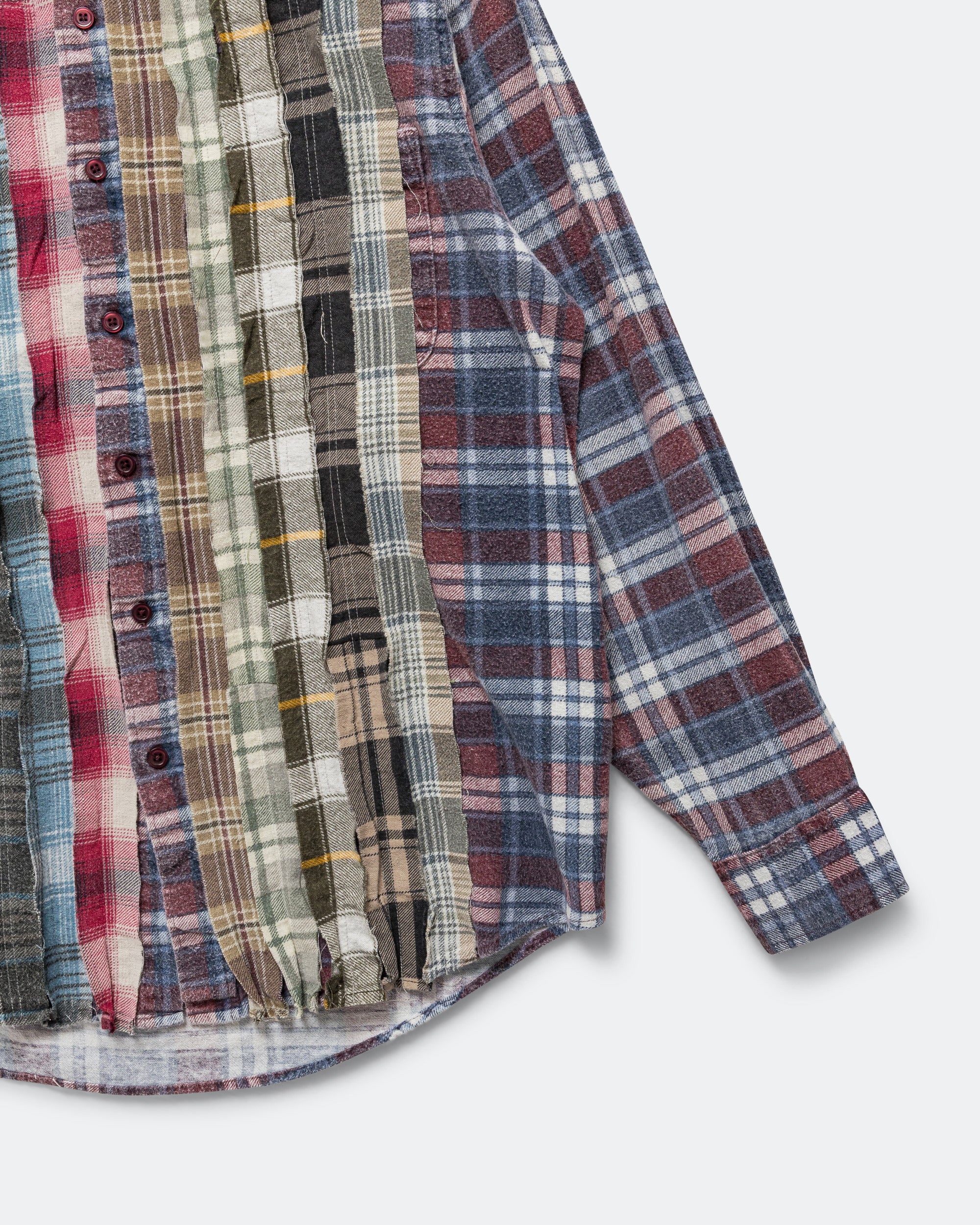 Rebuild Flannel Ribbon Shirt SS26 - Medium #5 - Image 4
