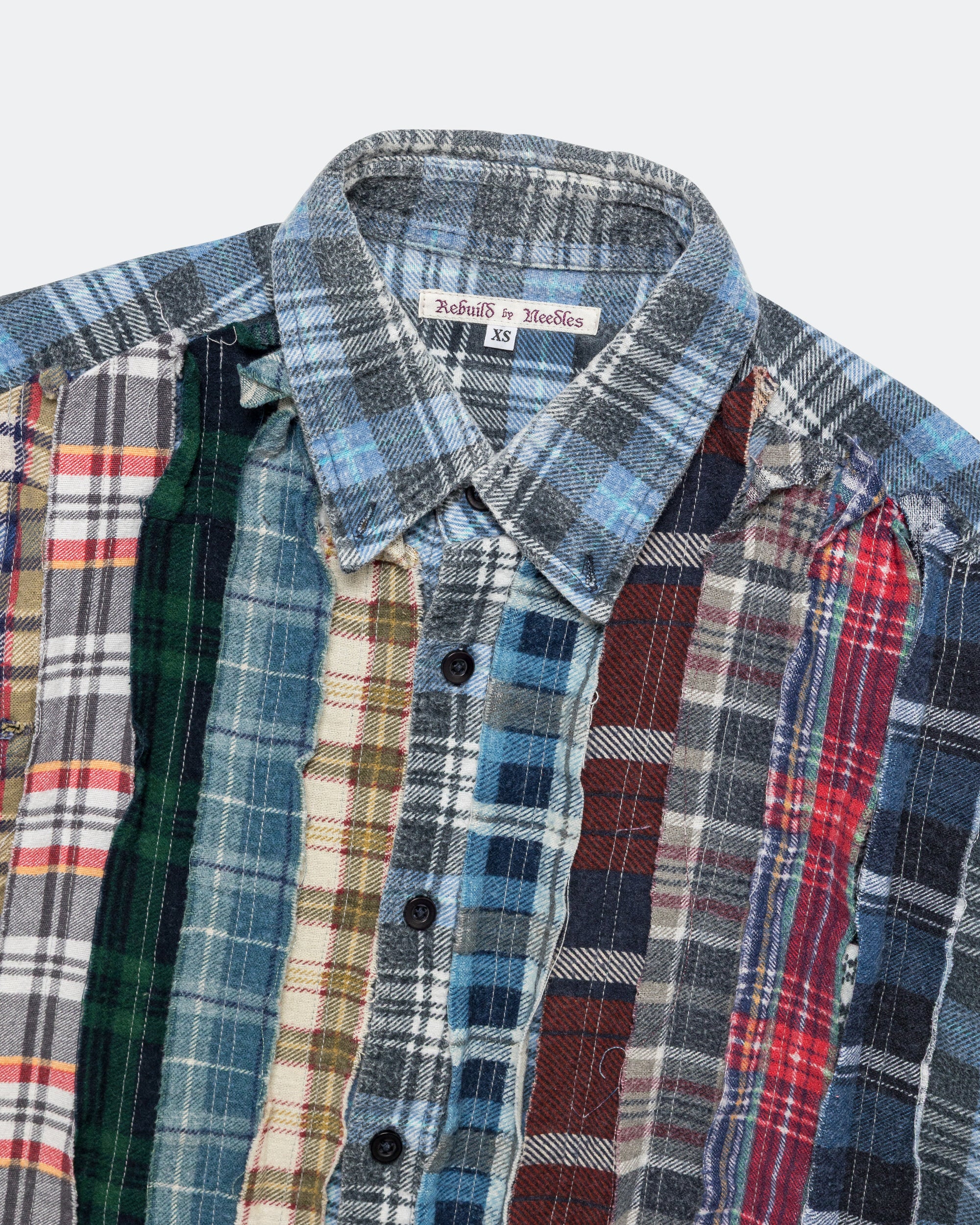 Rebuild Flannel Ribbon Shirt SS26 - X-Small #1 - Image 2