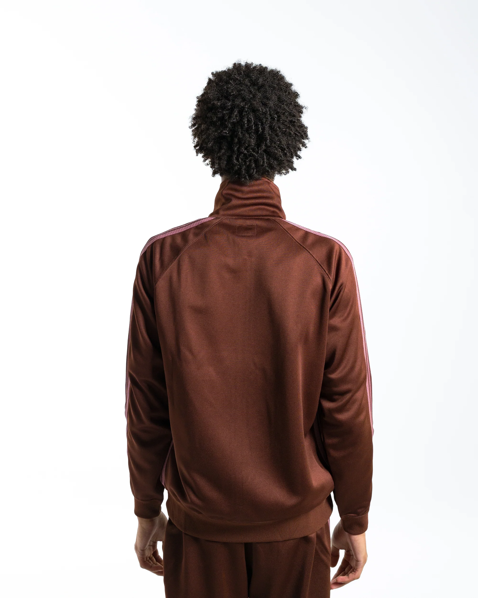 Track Jacket - Brown Poly Smooth - Image 4