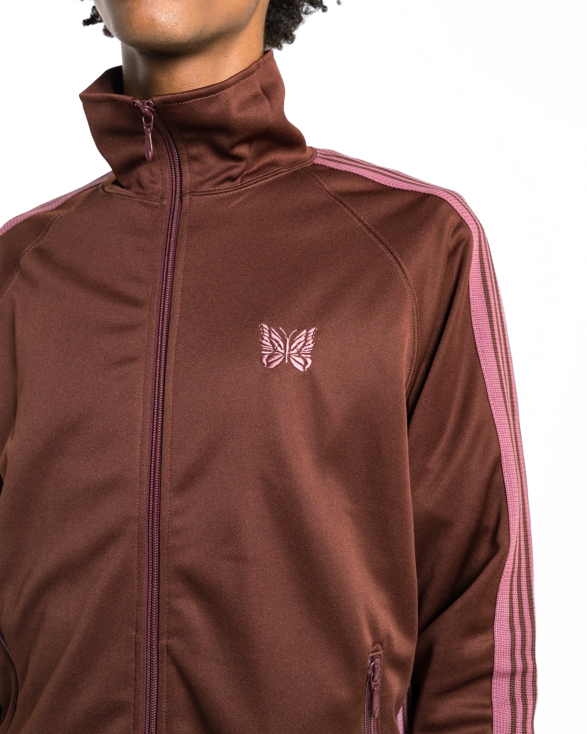 Track Jacket - Brown Poly Smooth - Image 5