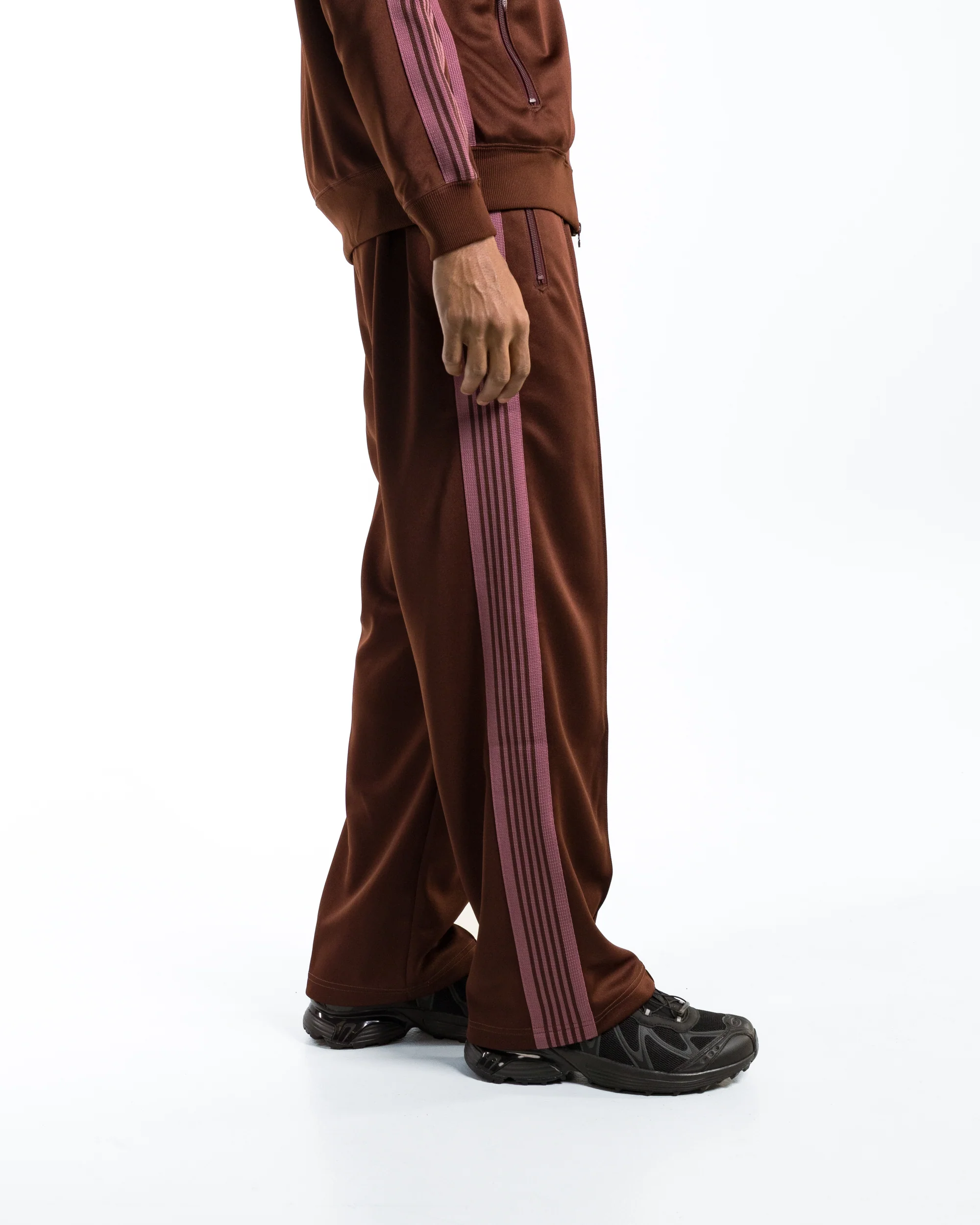 Track Pant - Brown Poly Smooth - Image 3