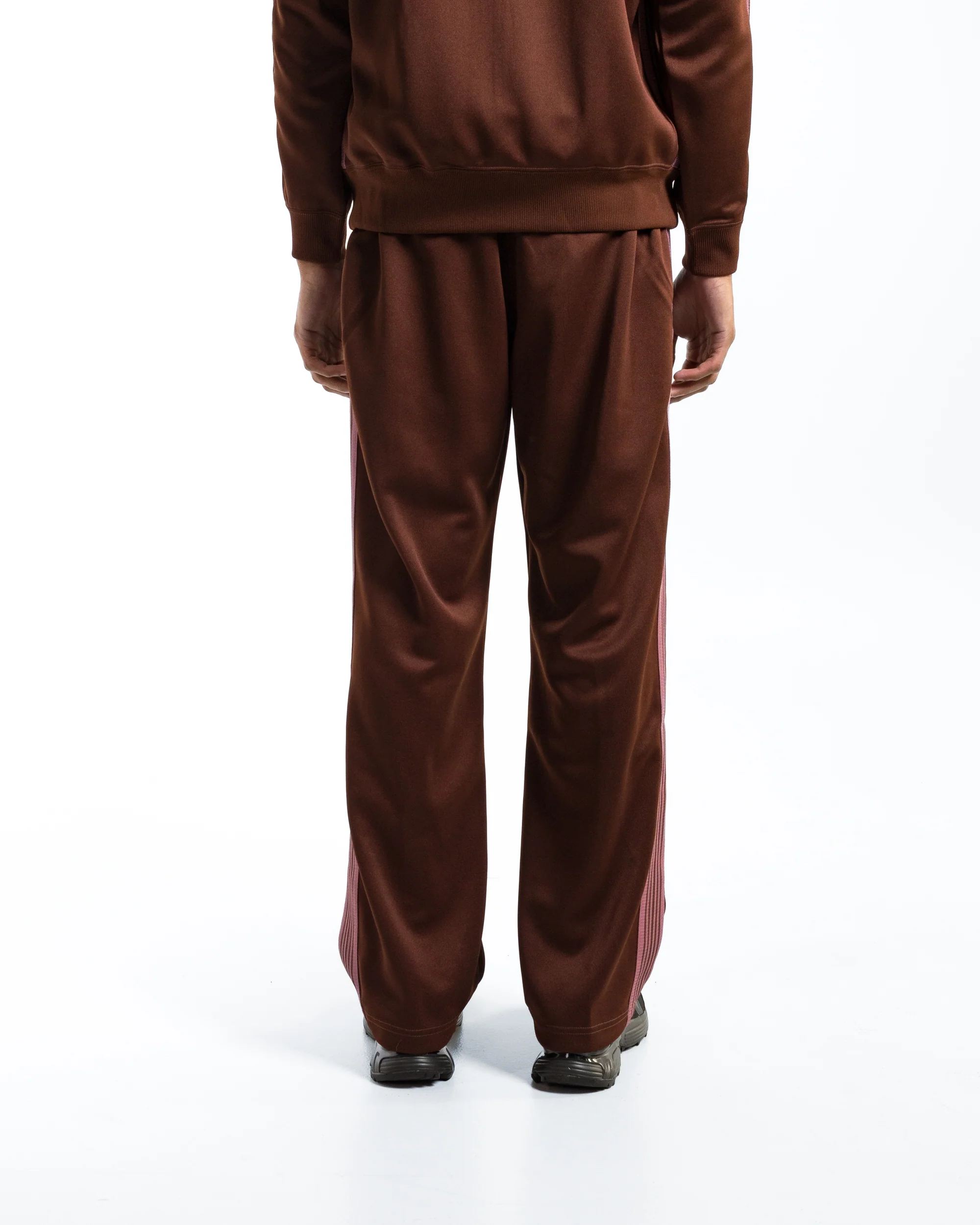 Track Pant - Brown Poly Smooth - Image 4