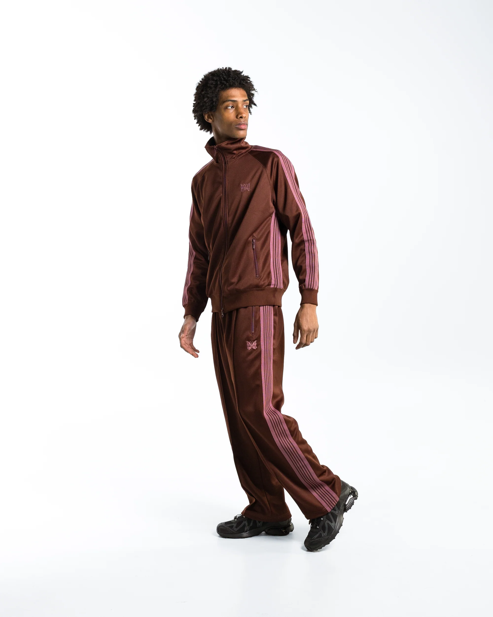 Track Pant - Brown Poly Smooth - Image 6