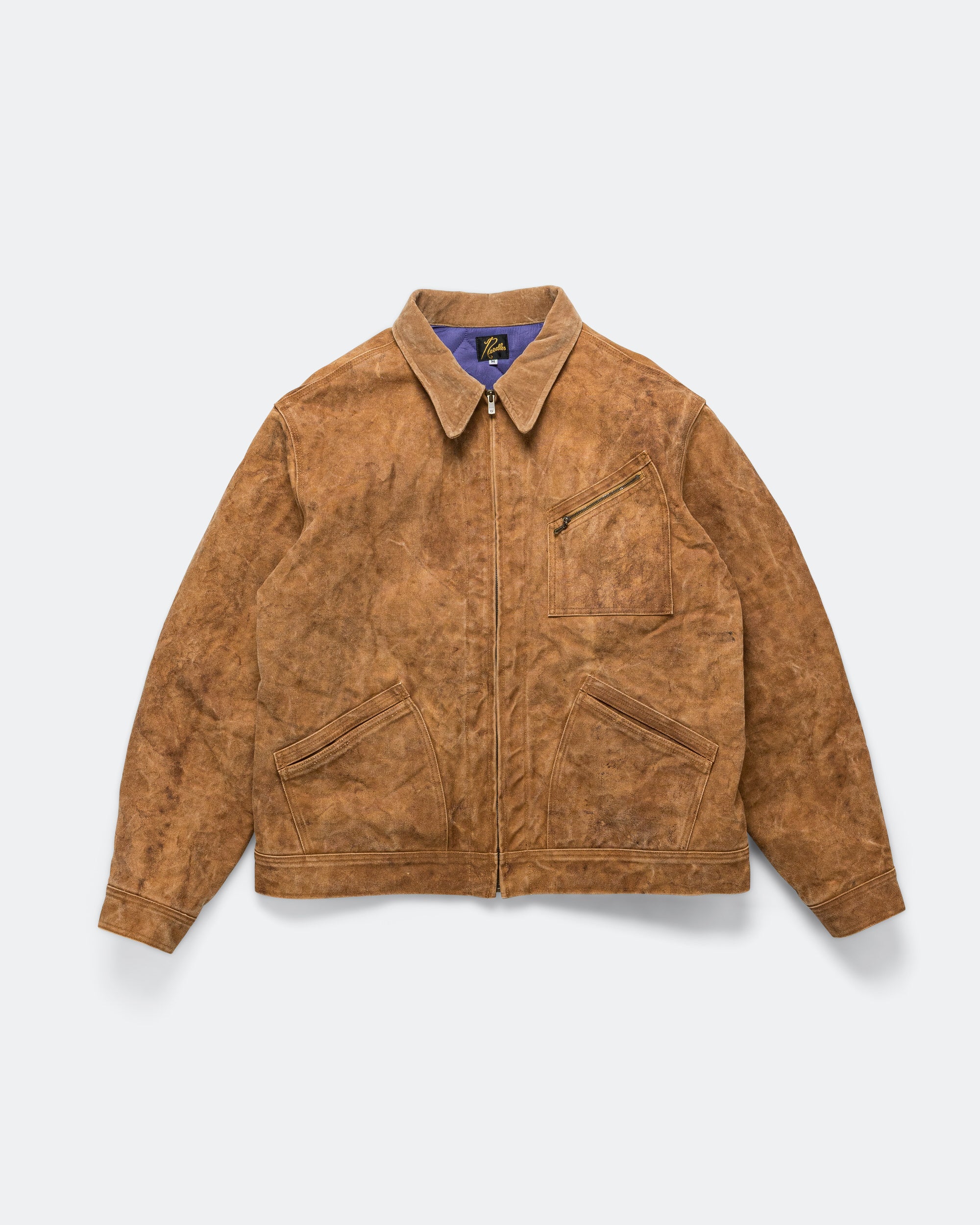 Zipped Work Jacket - Brown Duck Canvas