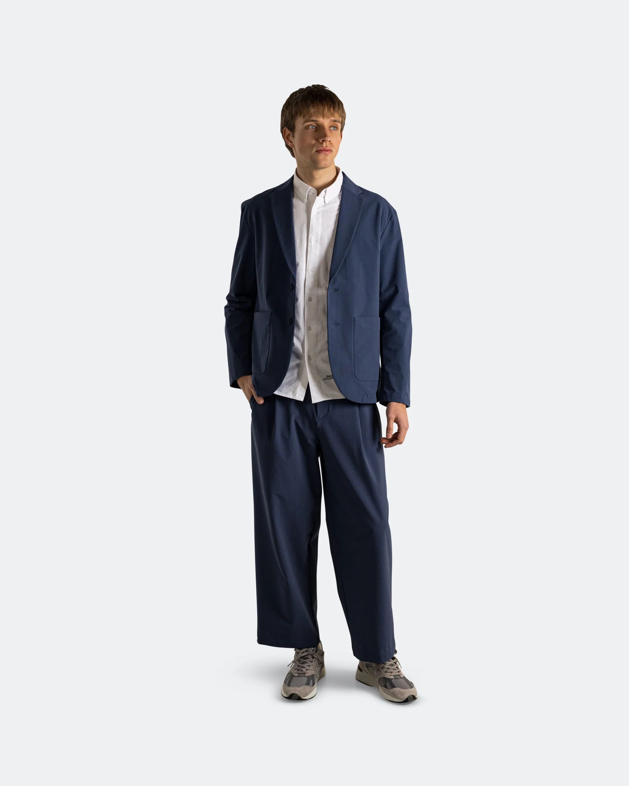 Wide Pant - Navy - Image 5
