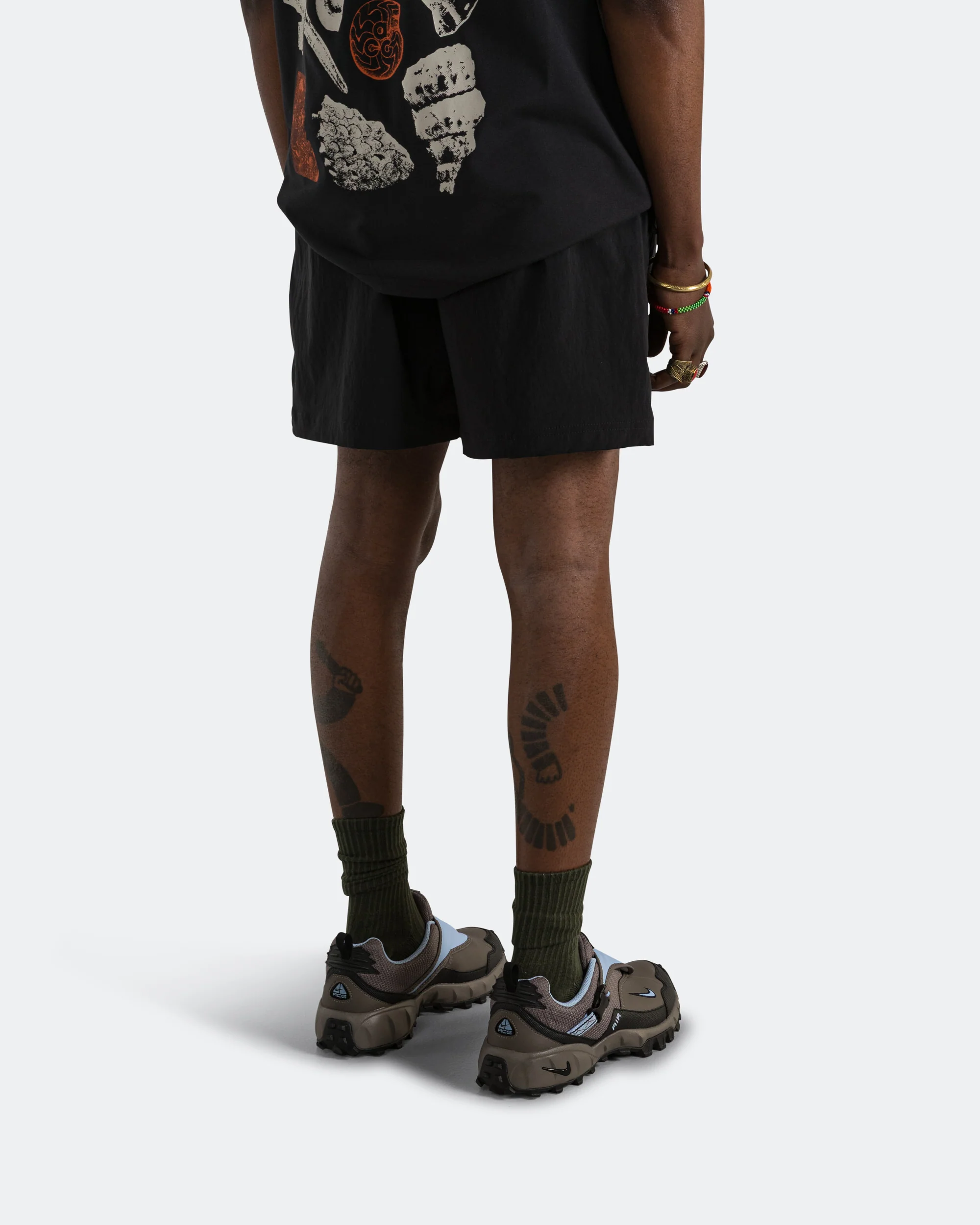 Hike Short - Black/Anthracite-Summit White - Image 4