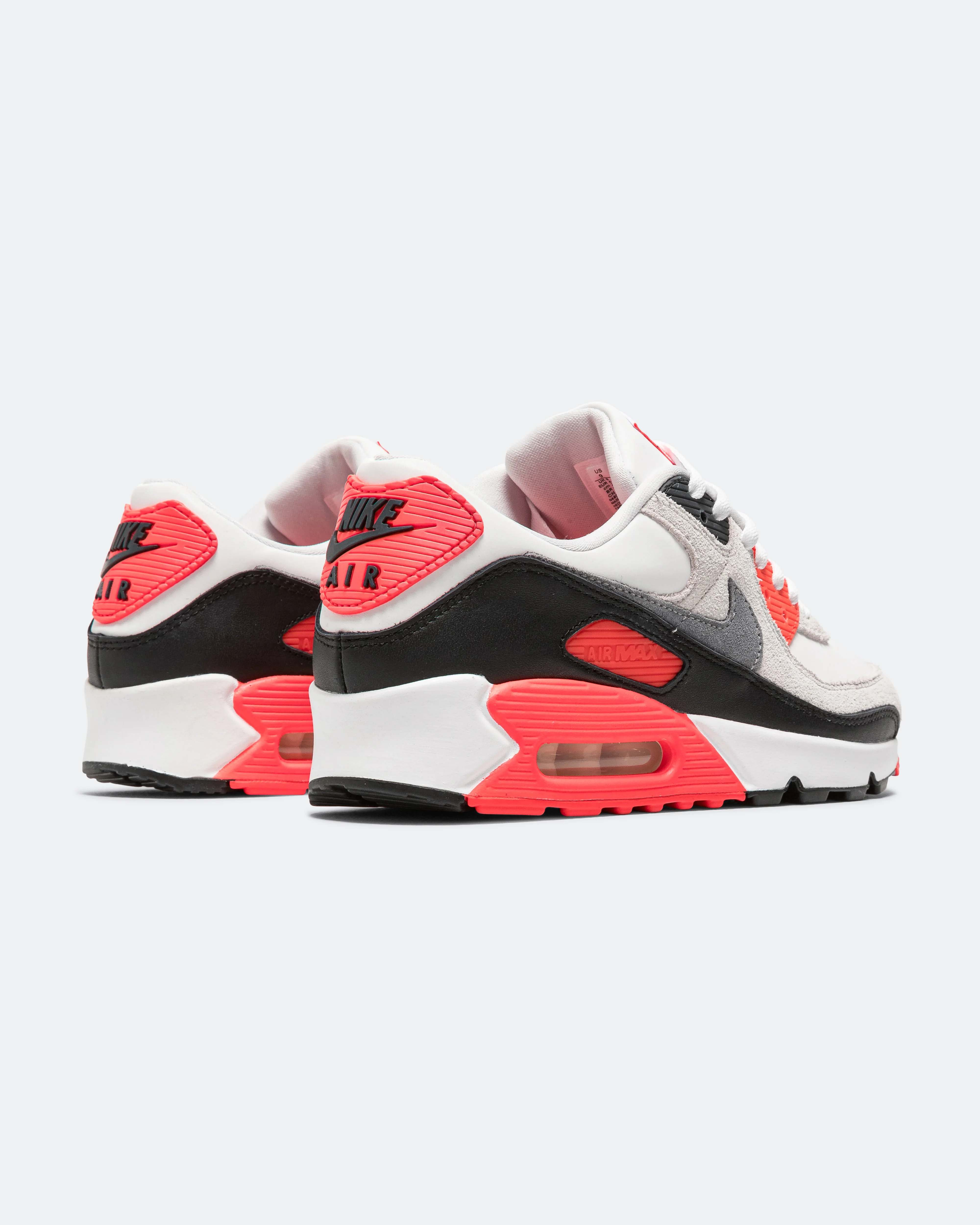 Air Max 90 QS - White/Particle Grey-Lt Smoke Grey-Black - Image 3