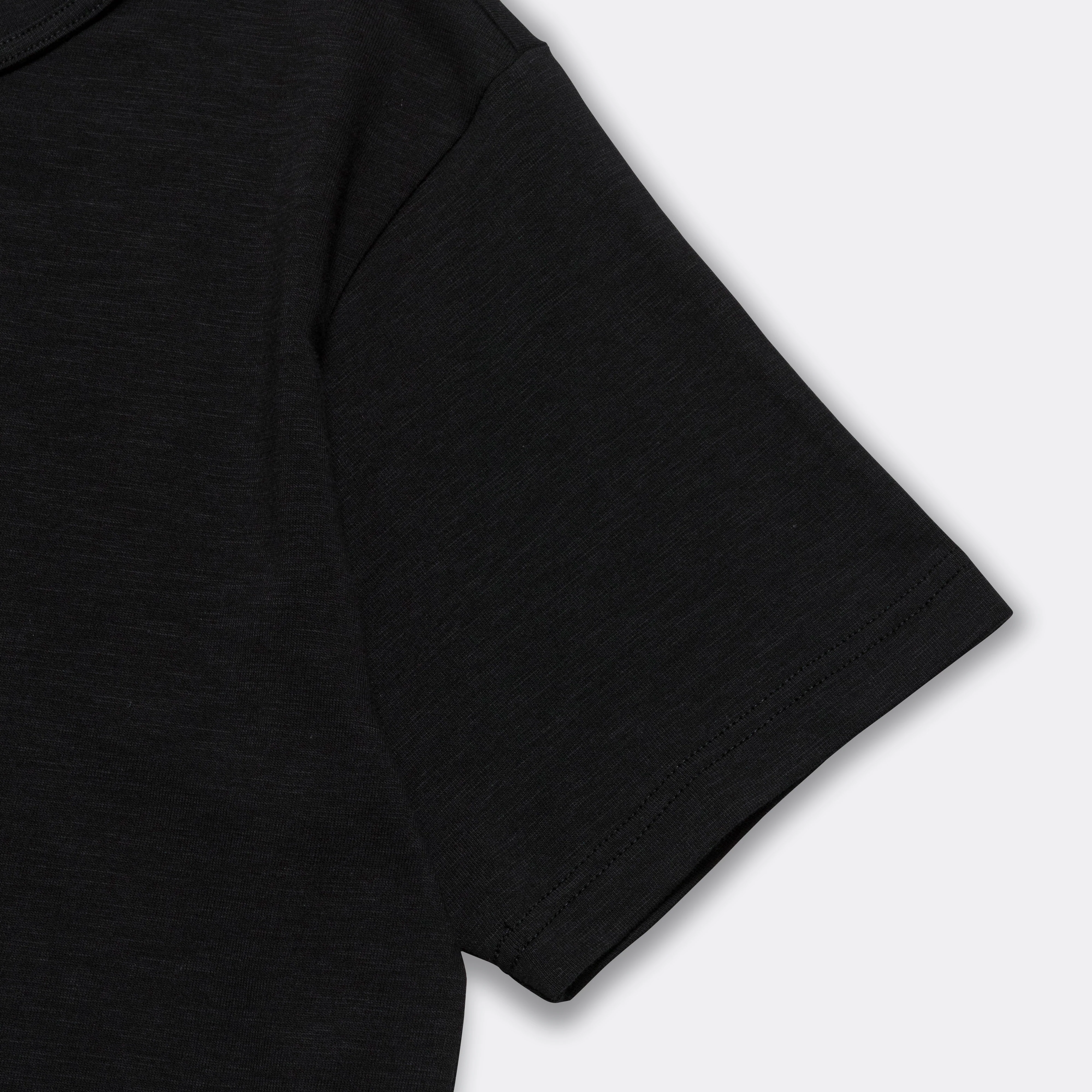 Nike Life SS Knit Top - Black - Image 3