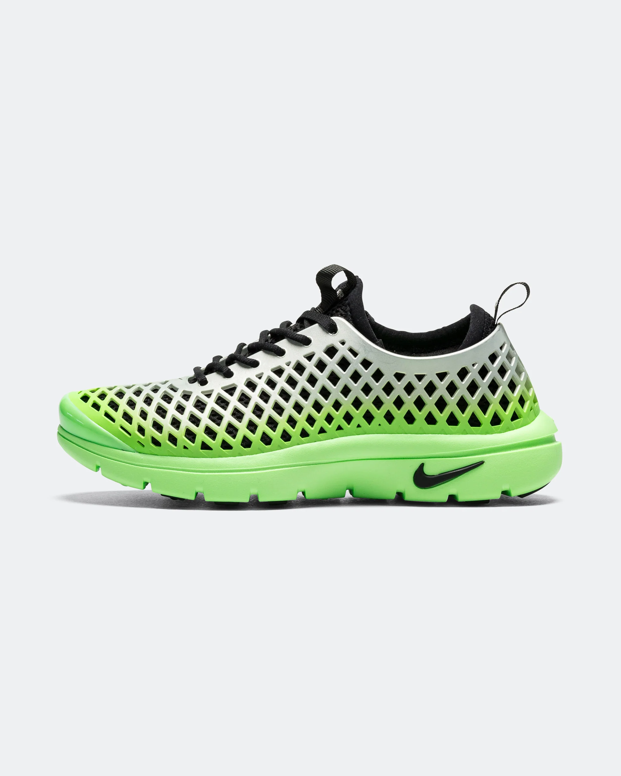 Womens Rejuven8 Run OG SP QS - Metallic Silver/Black-Voltage Green