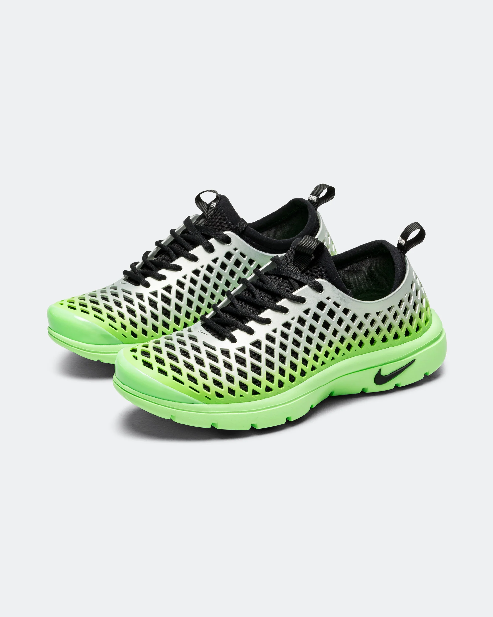 Womens Rejuven8 Run OG SP QS - Metallic Silver/Black-Voltage Green - Image 2