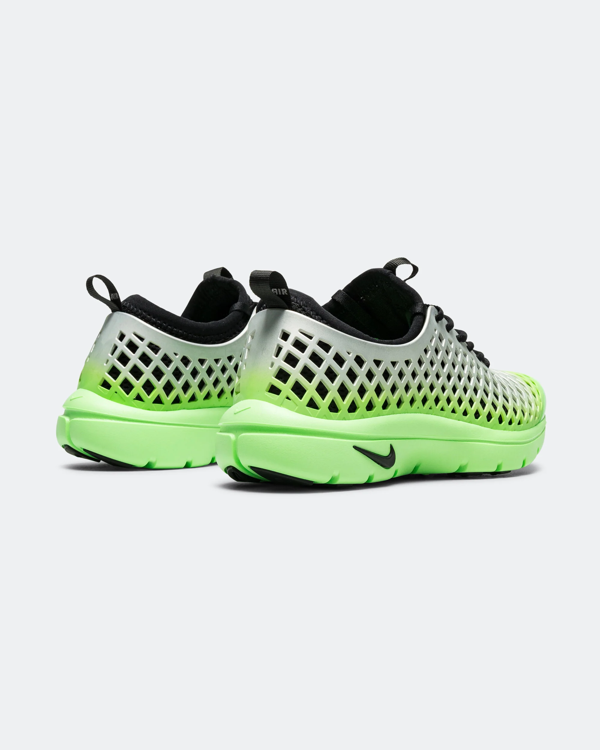 Womens Rejuven8 Run OG SP QS - Metallic Silver/Black-Voltage Green - Image 3