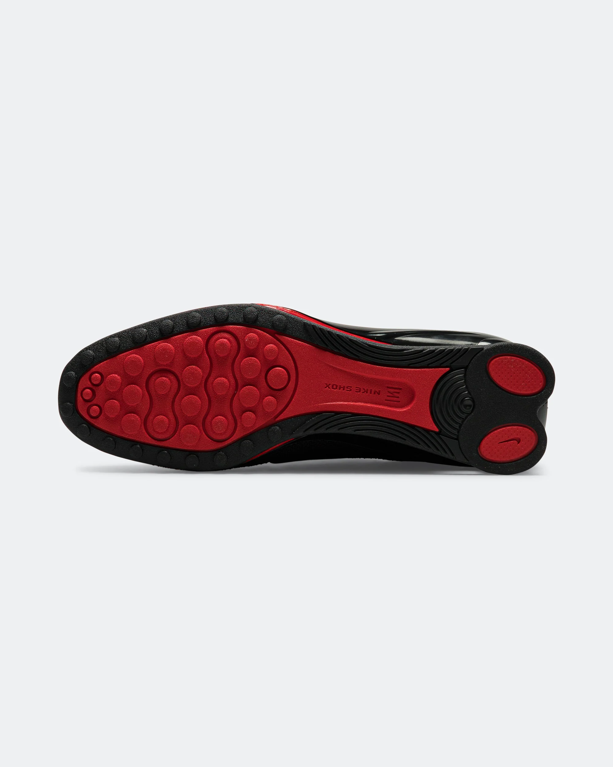Womens Shox Z - Black/Black-University Red - Image 5