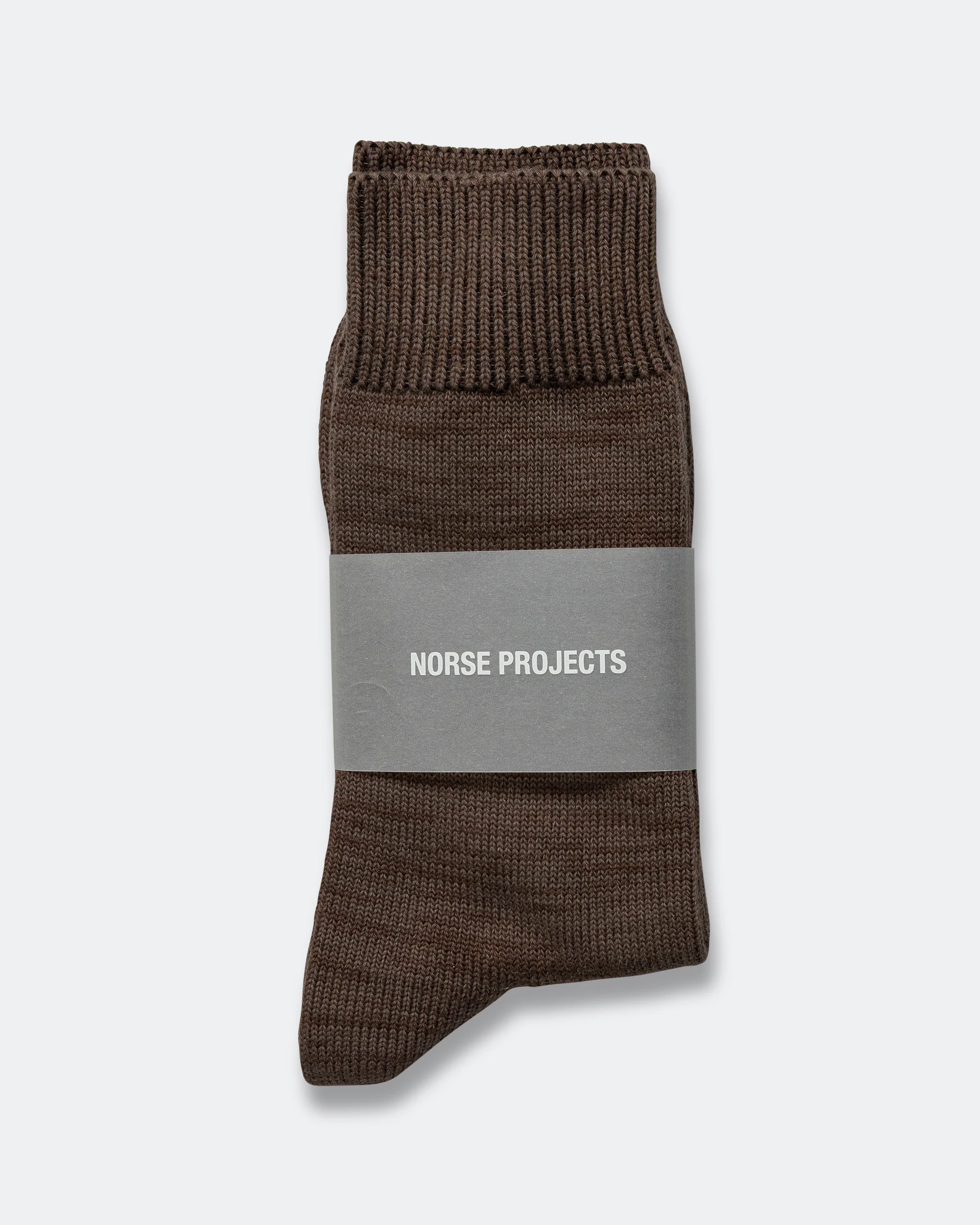Bjarki Heavy Cotton Twist Sock - Mahogany