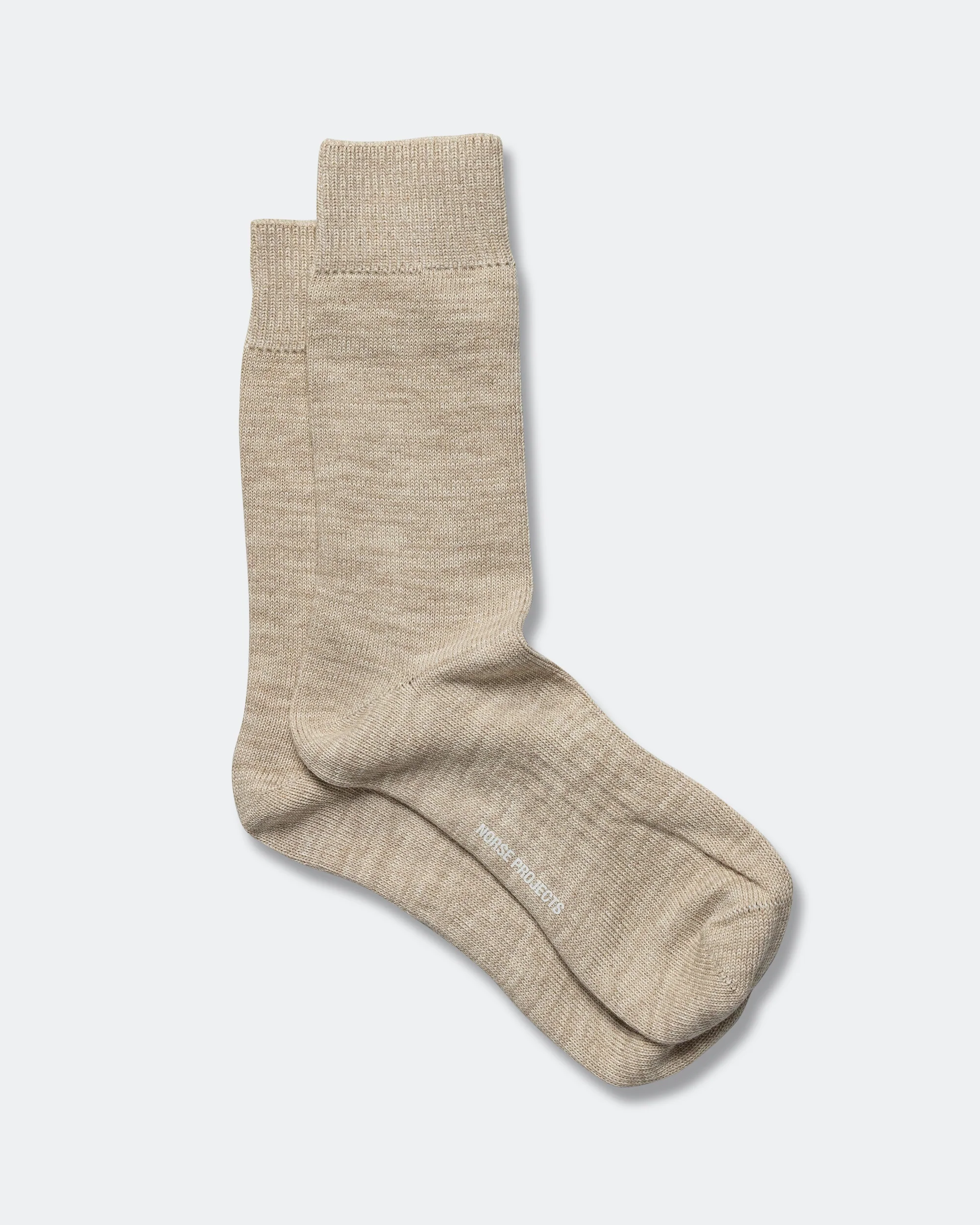 Bjarki Heavy Cotton Twist Sock - Oatmeal - Image 2