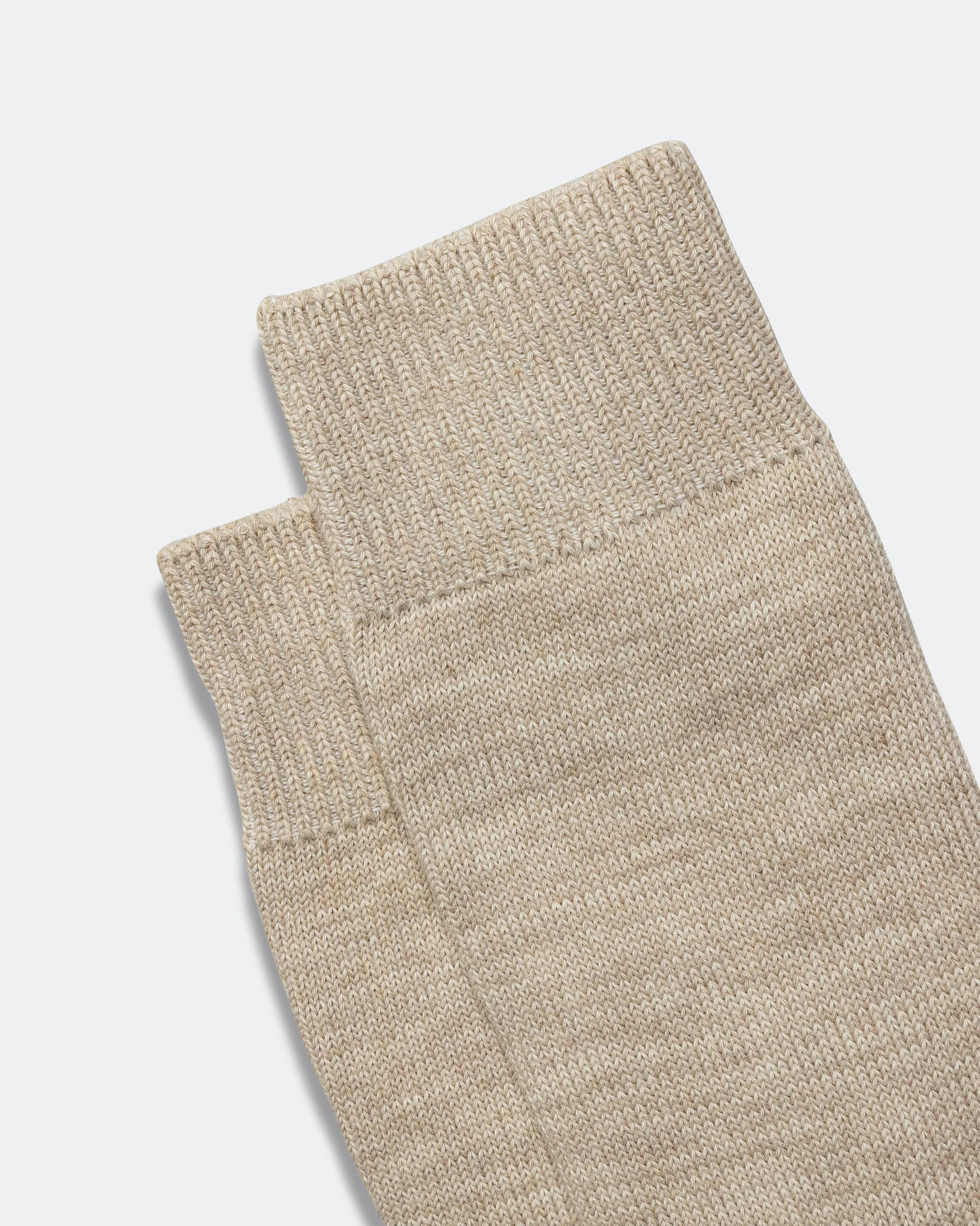 Bjarki Heavy Cotton Twist Sock - Oatmeal - Image 3