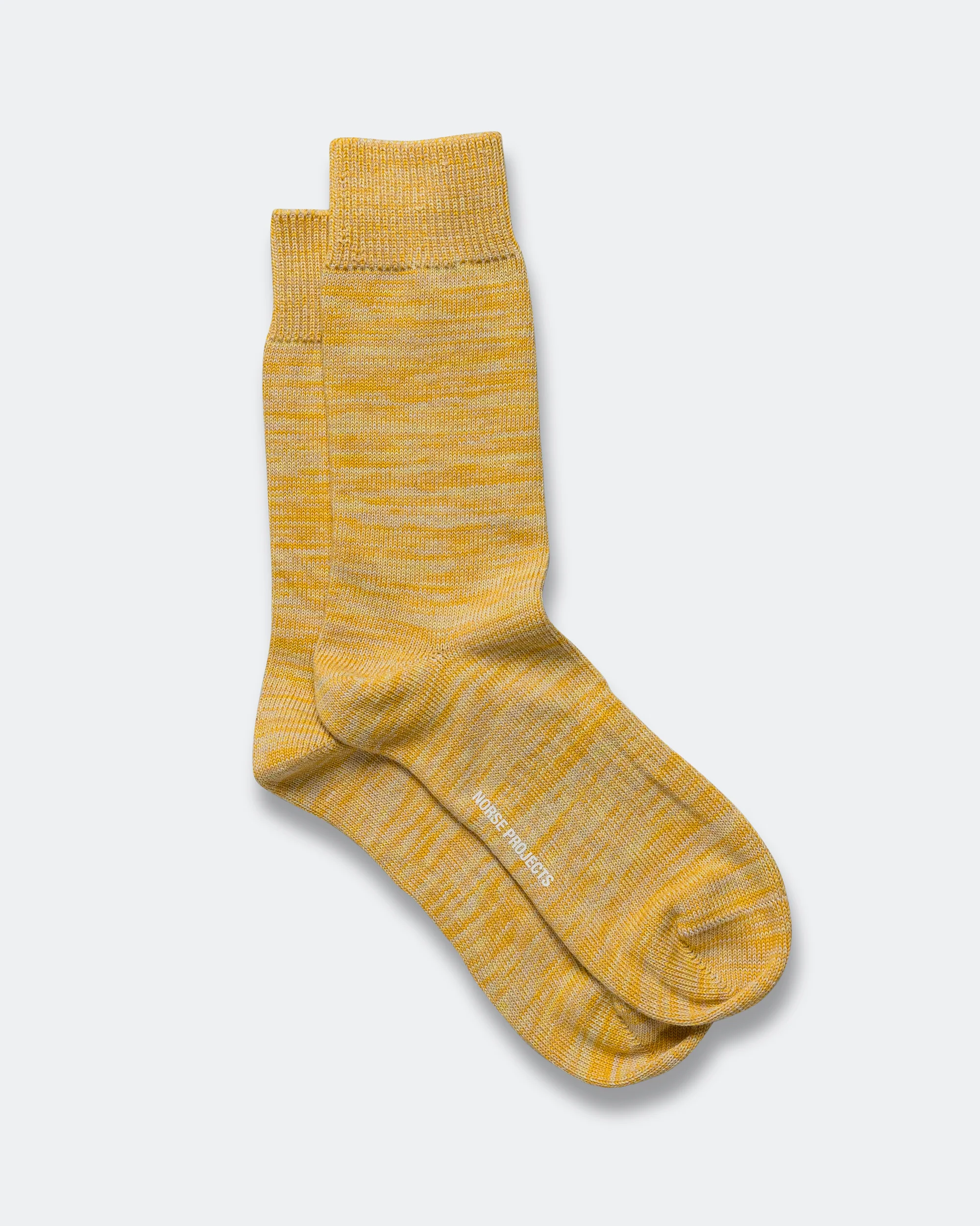 Bjarki Heavy Cotton Twist Sock - Warm Yellow - Image 2