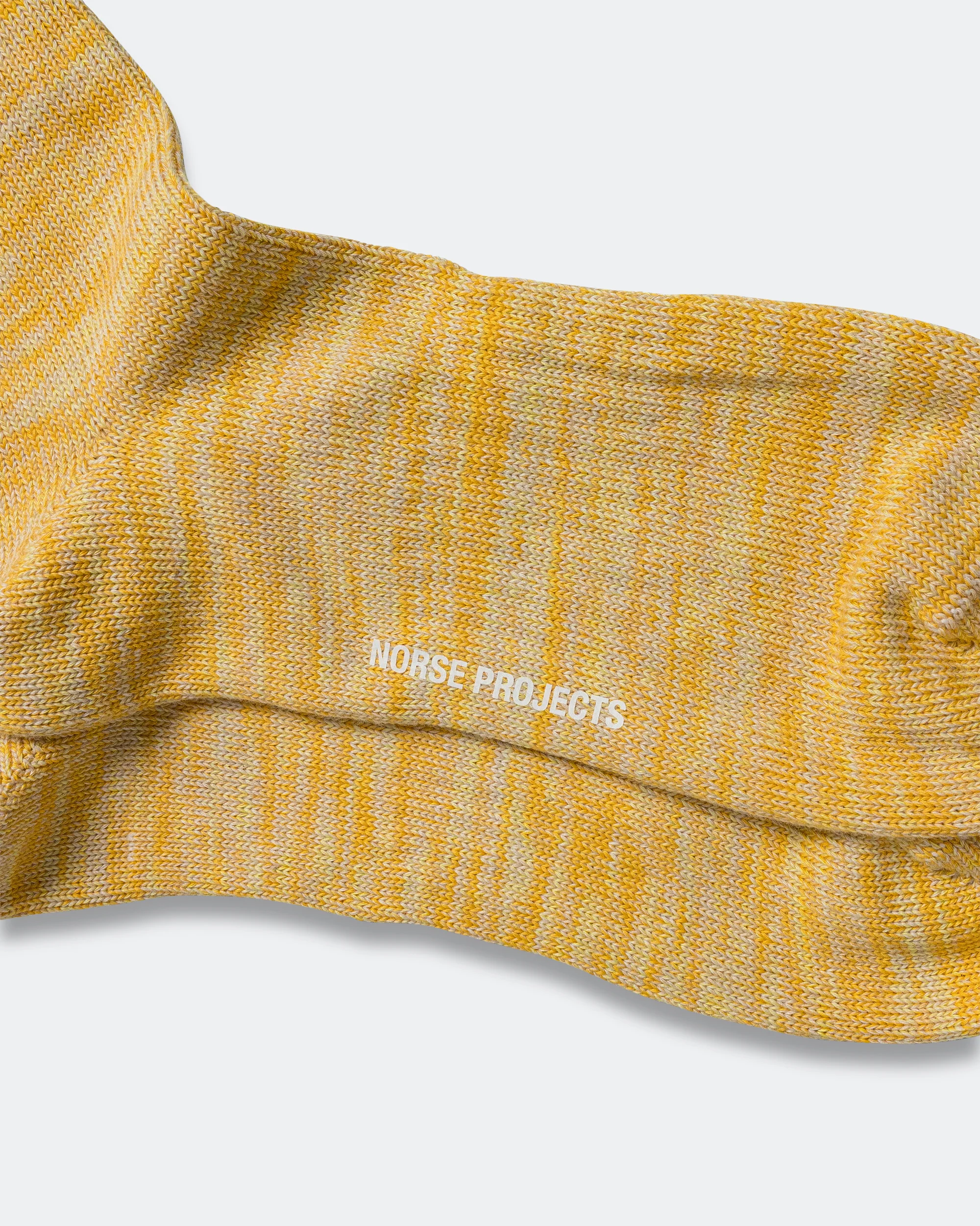 Bjarki Heavy Cotton Twist Sock - Warm Yellow - Image 4