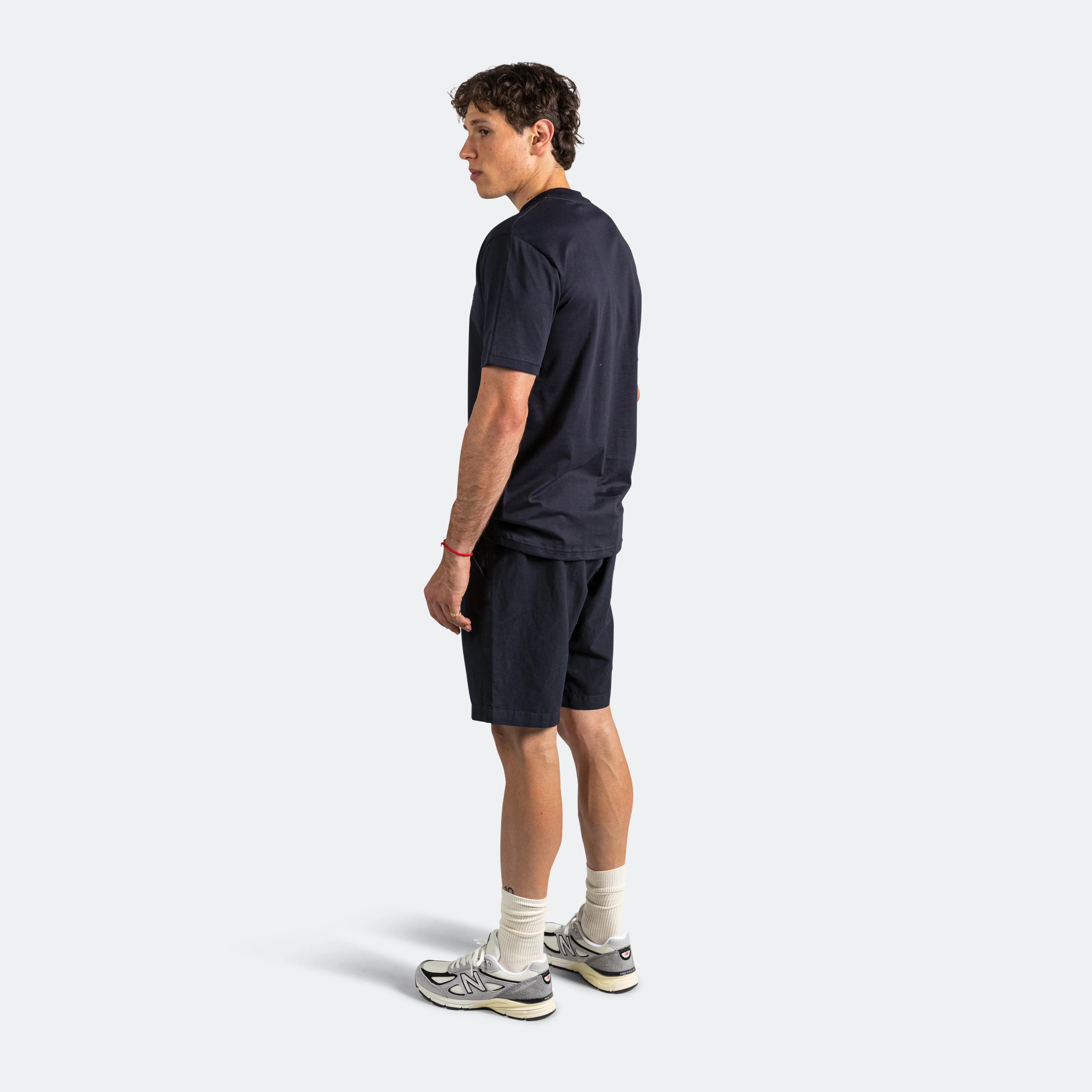 Ezra Relaxed Cotton Linen Short - Dark Navy - Image 9