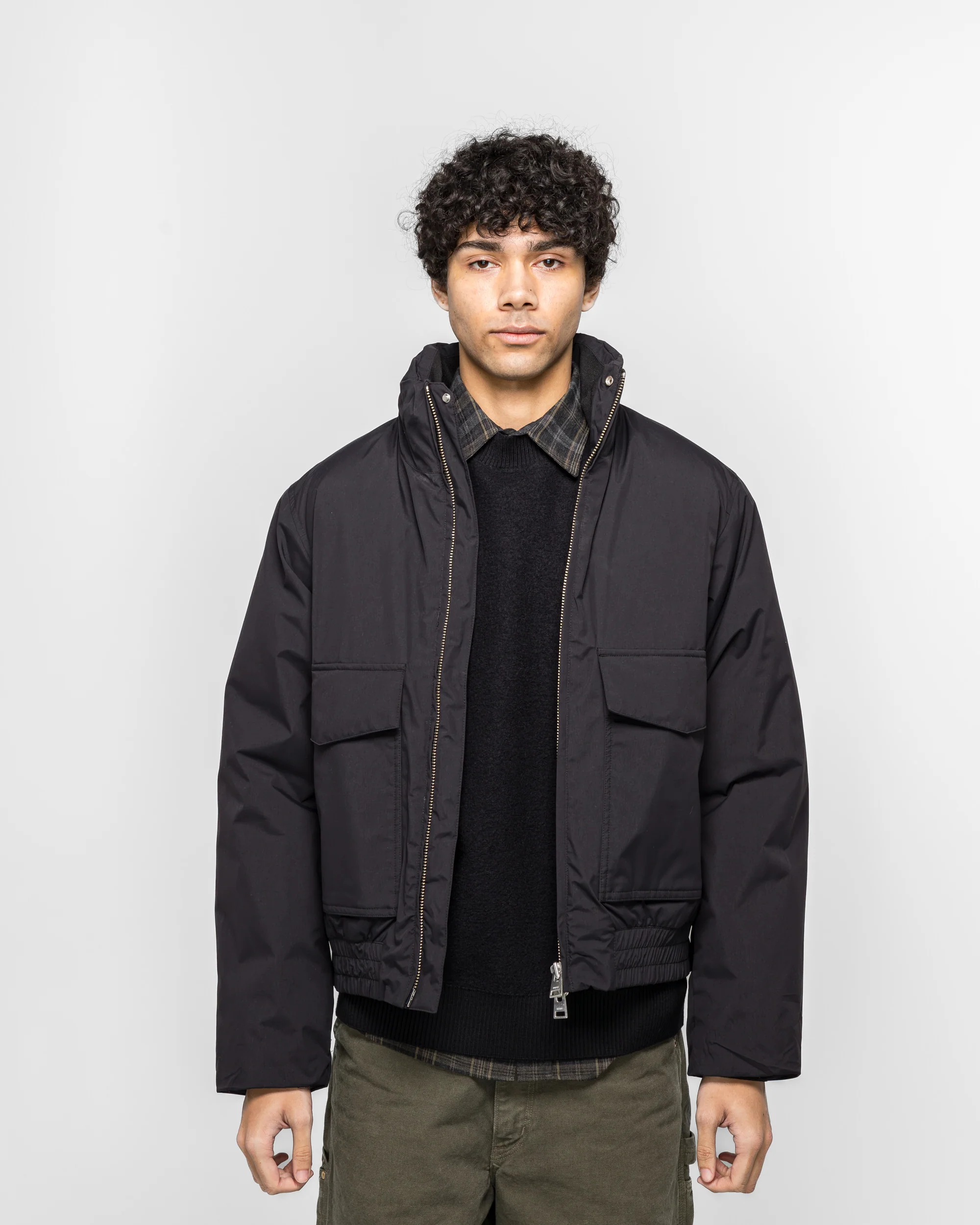 Kastrup Gore-Tex Windstopper Bomber Jacket - Black - Image 2
