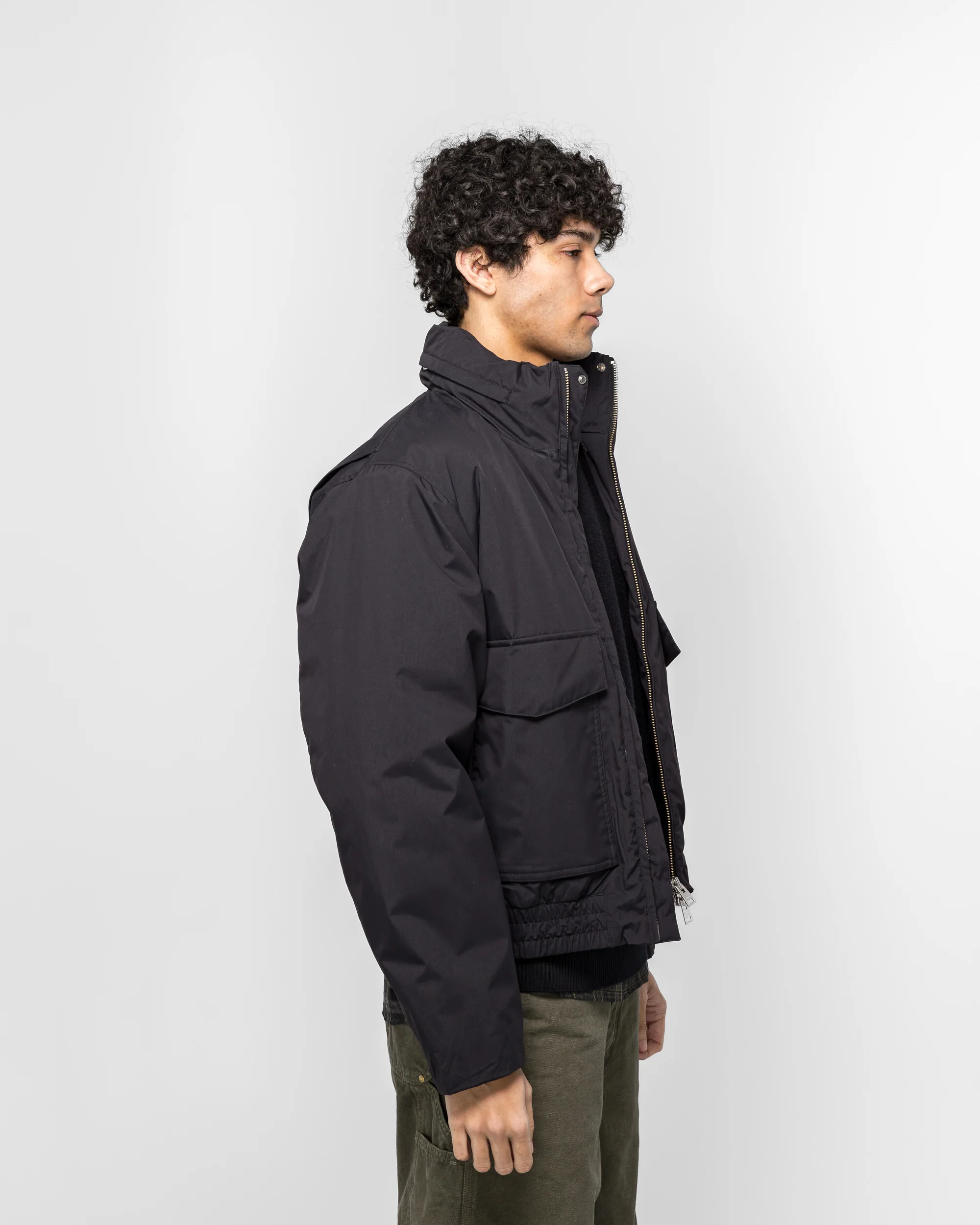 Kastrup Gore-Tex Windstopper Bomber Jacket - Black - Image 3