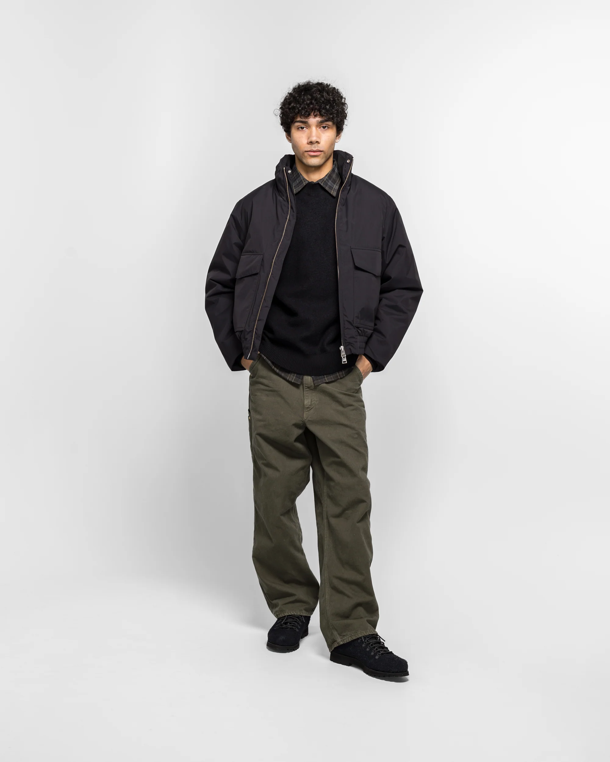 Kastrup Gore-Tex Windstopper Bomber Jacket - Black - Image 5