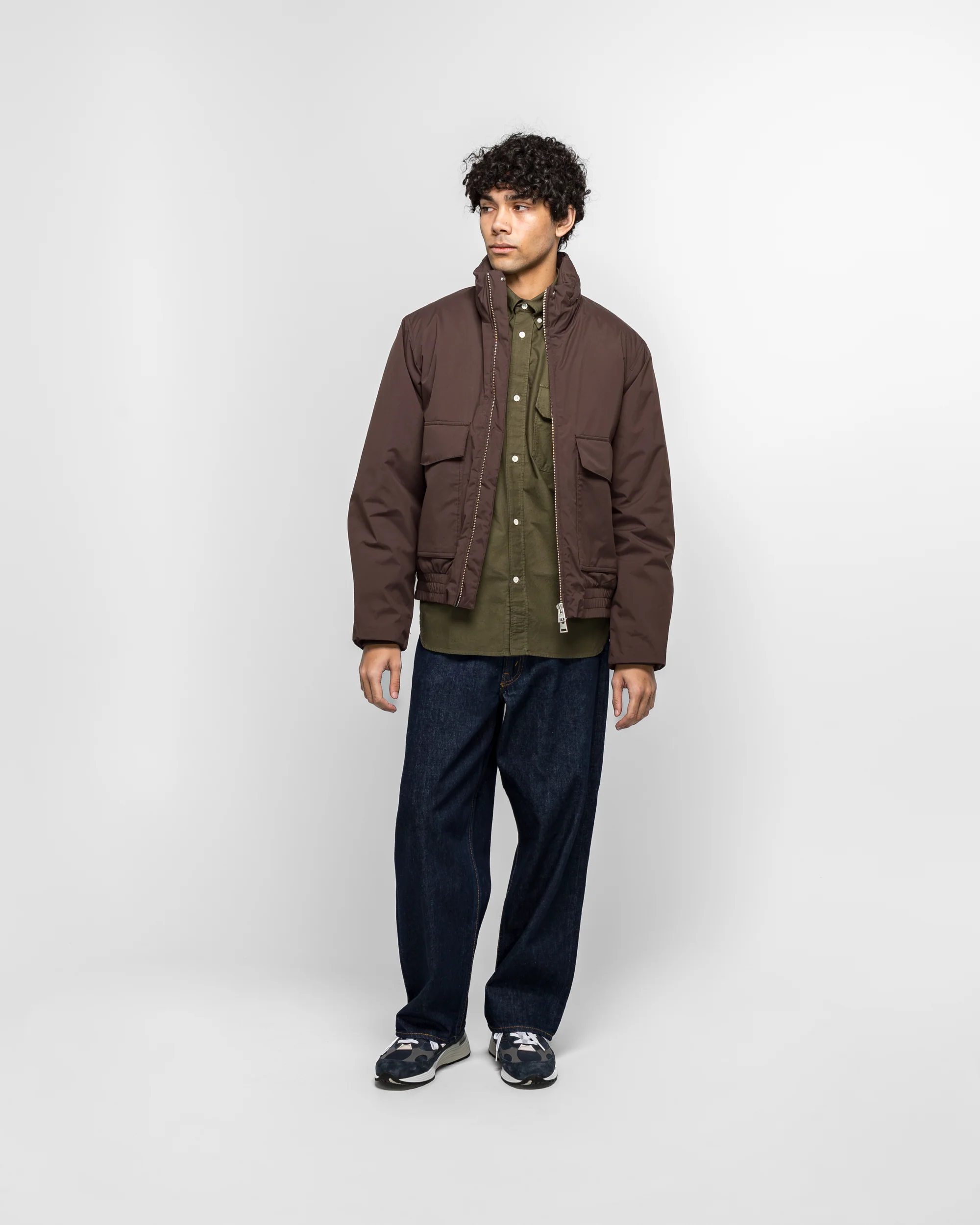 Kastrup Gore-Tex Windstopper Bomber Jacket - Seal Brown - Image 6