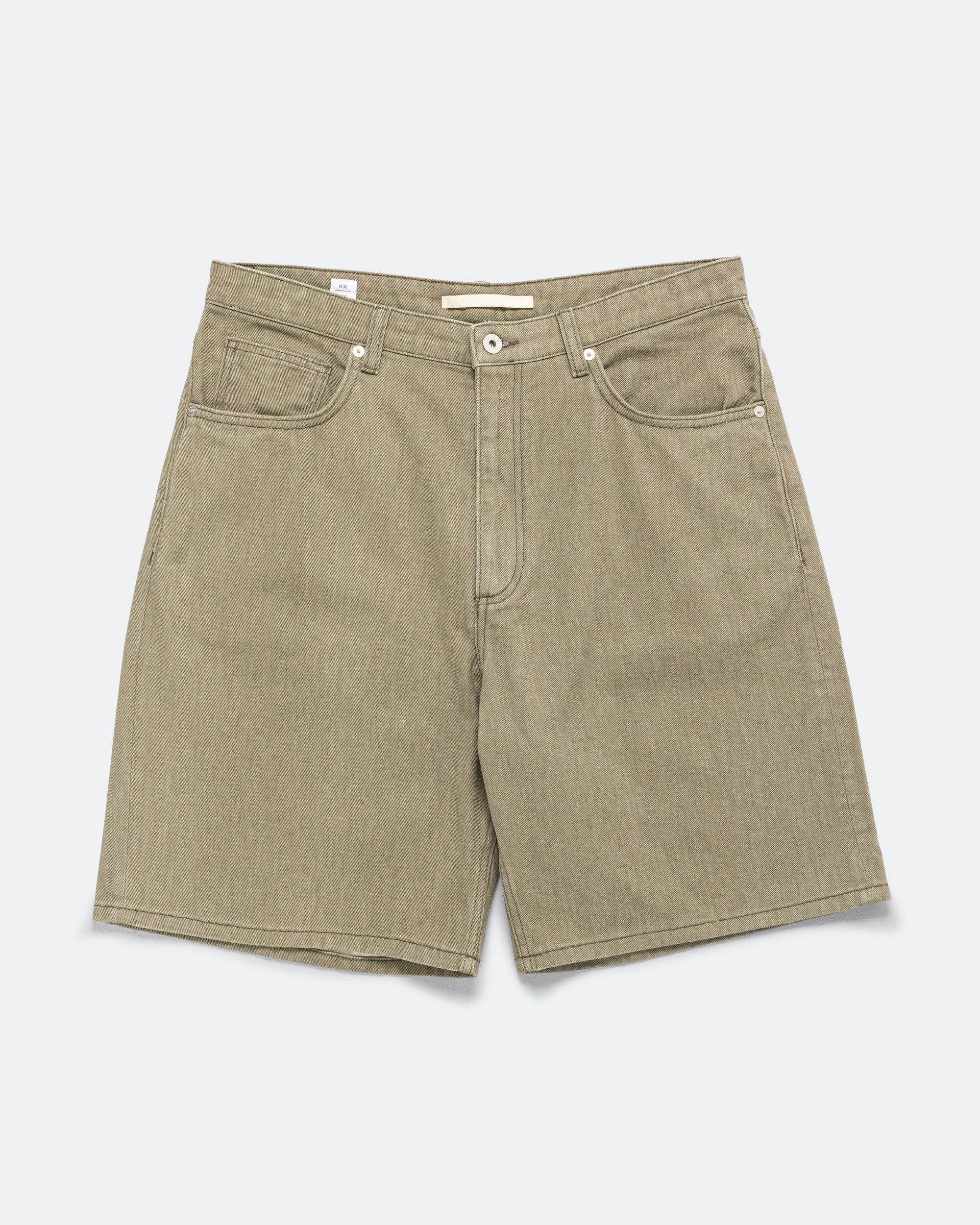 Korshavn Relaxed 5 Pocket Resist Dyed Twill Short - Vetiver