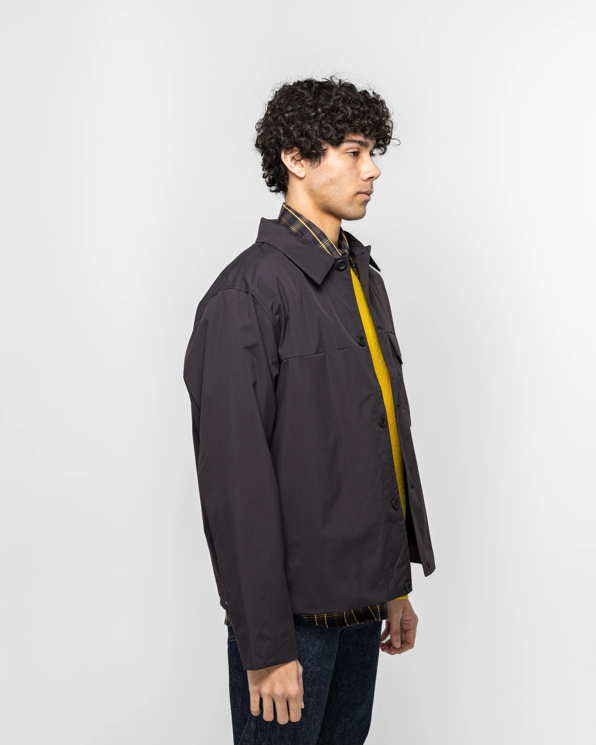 Marcus Windstopper Overshirt - Black - Image 3