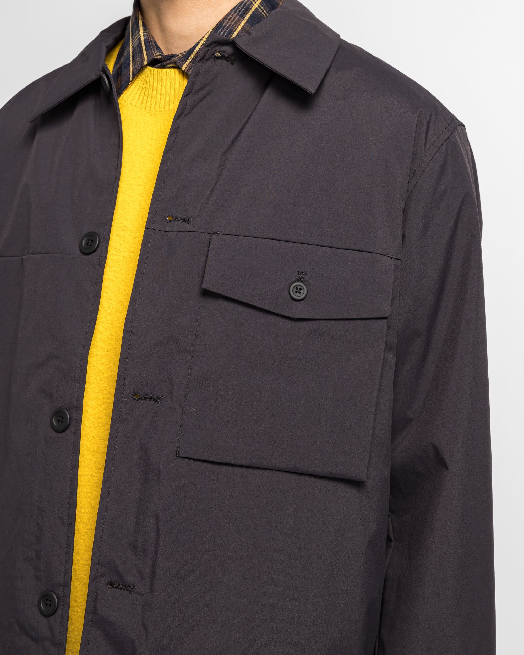 Marcus Windstopper Overshirt - Black - Image 5