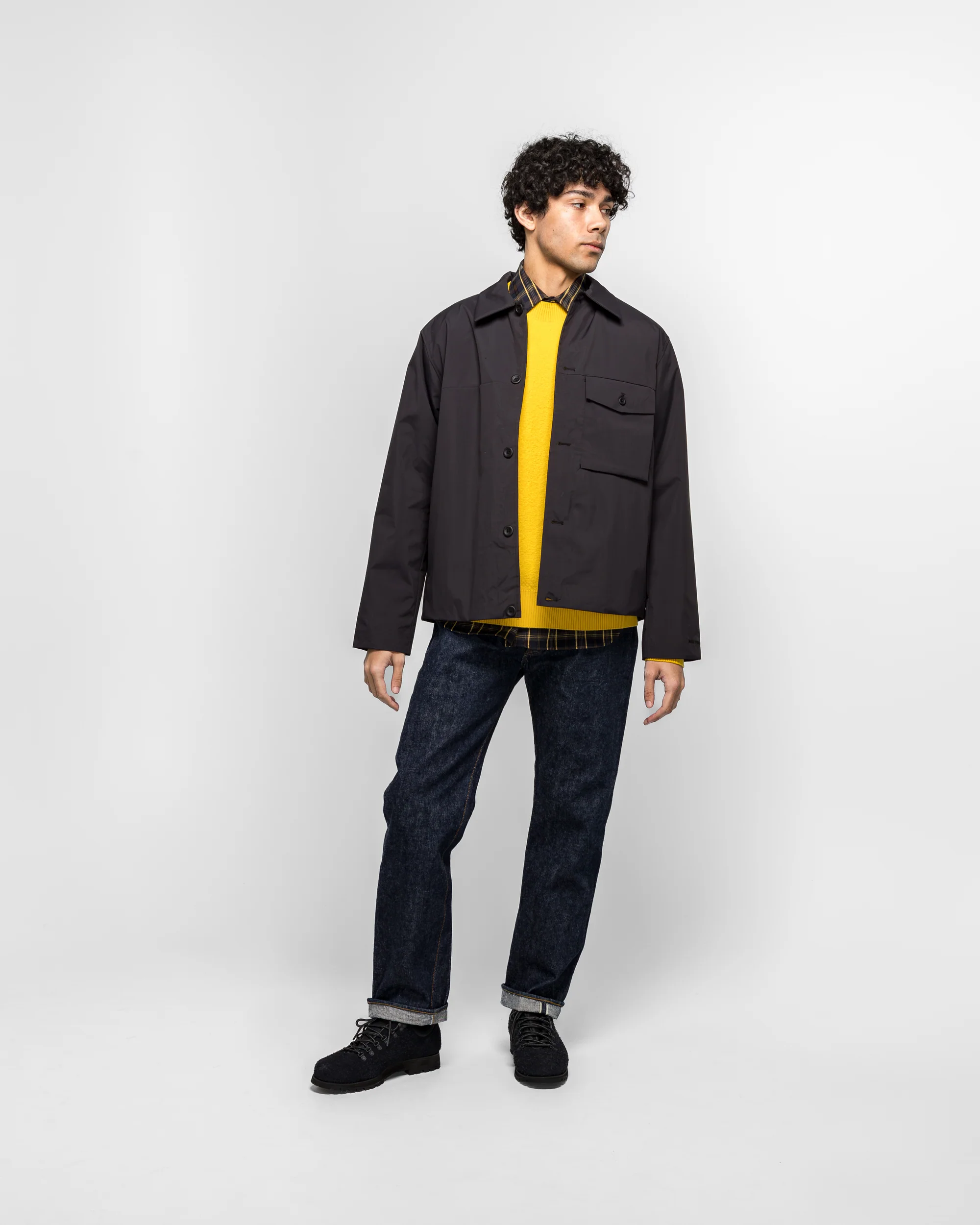 Marcus Windstopper Overshirt - Black - Image 6