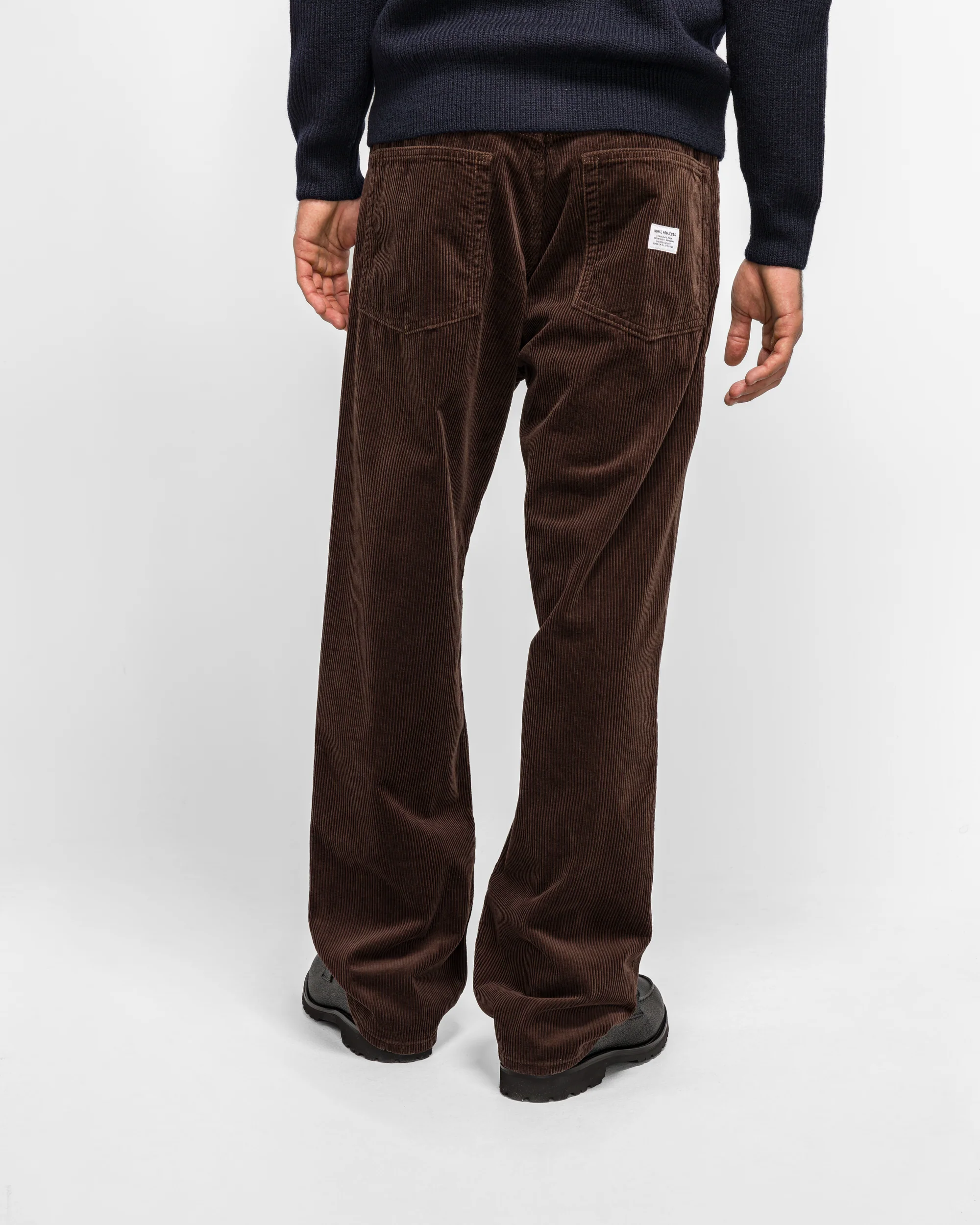 Mogens Relaxed 5 Pocket Wide Wale Corduroy - Espresso - Image 4