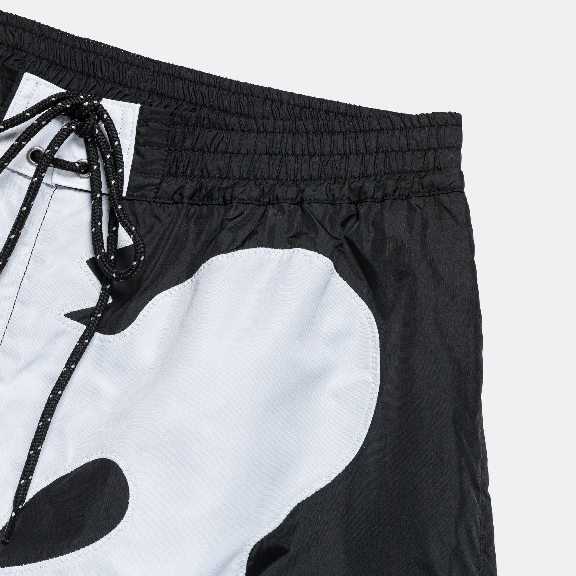 Nylon BONE Swim Trunks - Black - Image 4
