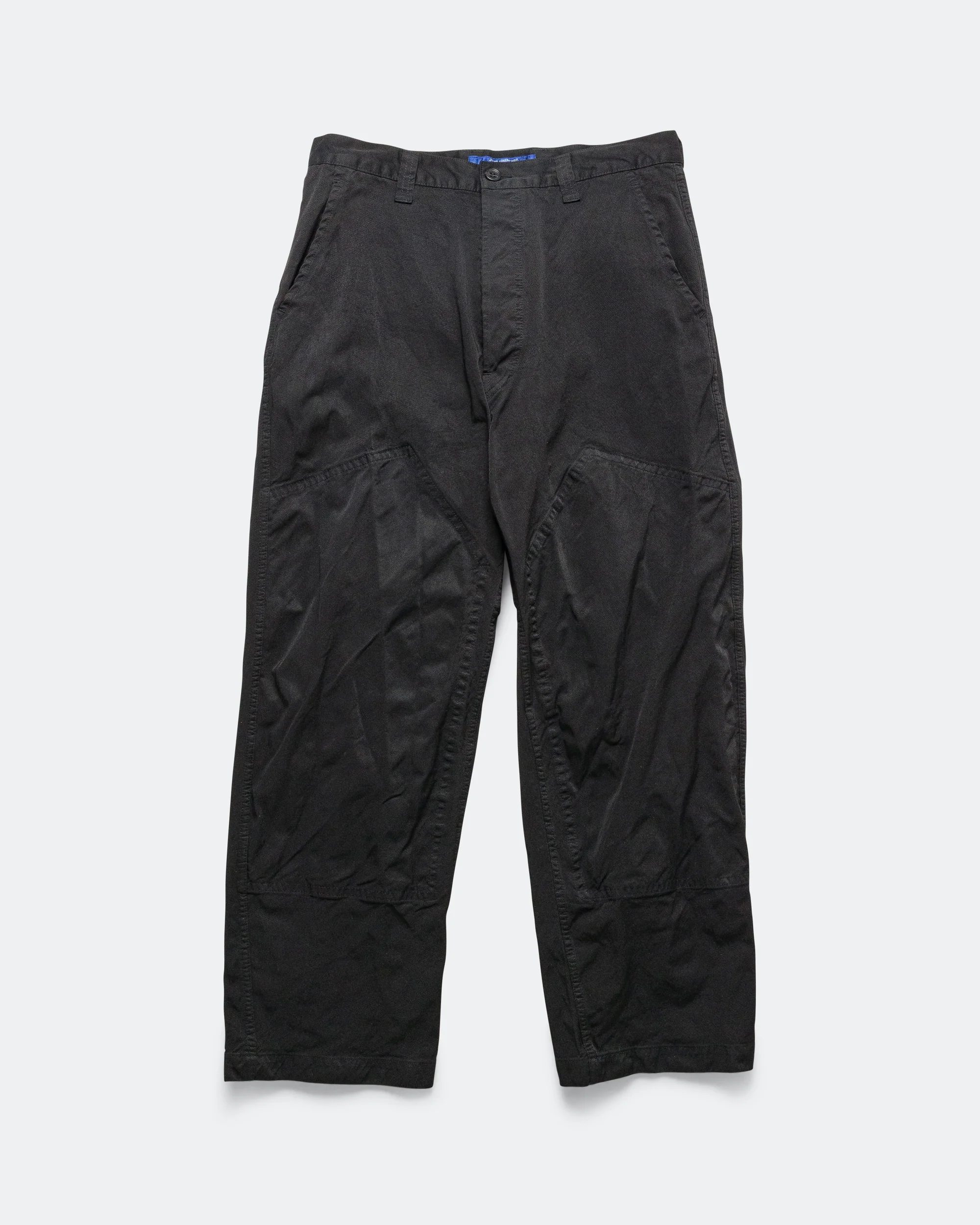 Nylon Twill Garment Dyed Pant - Black