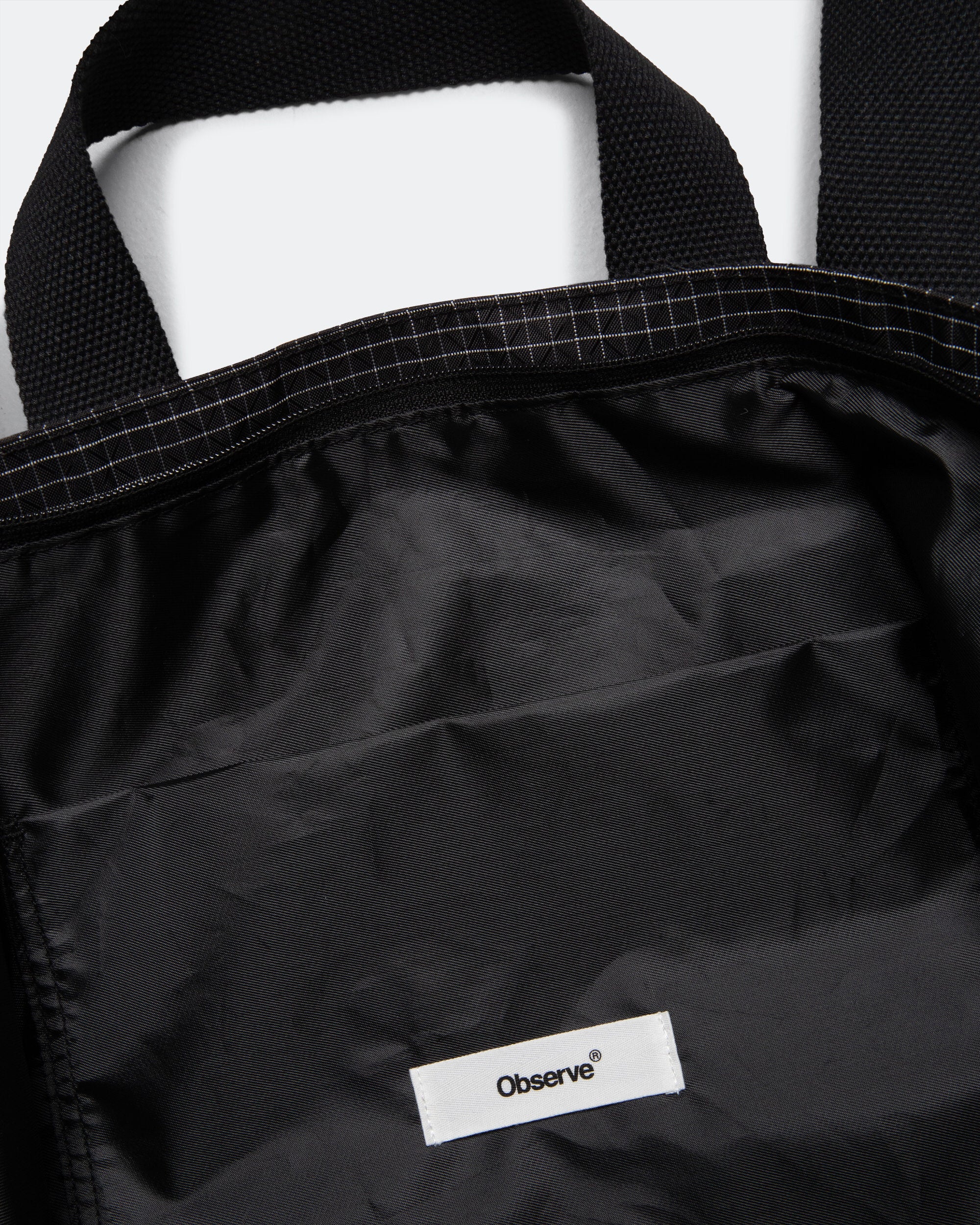 Grid Stop Stamp Tote - Black - Image 5