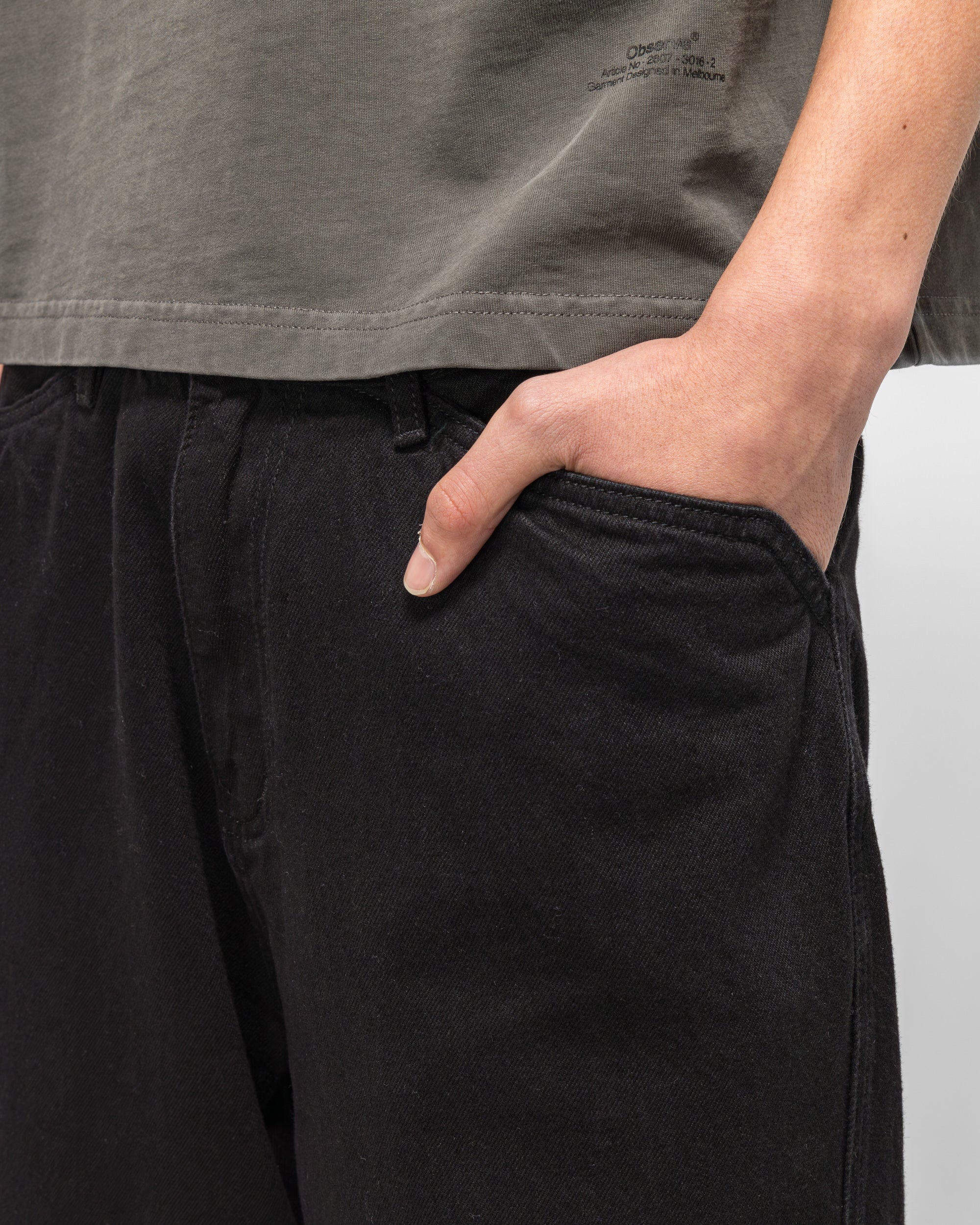 Twisted Cambia Denim Pant - Black - Image 6