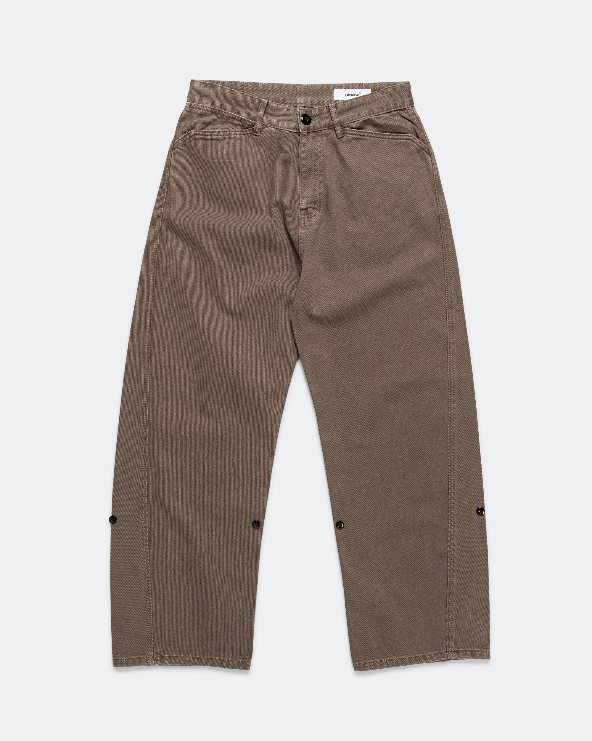 Twisted Cambia Denim Pant - Taupe