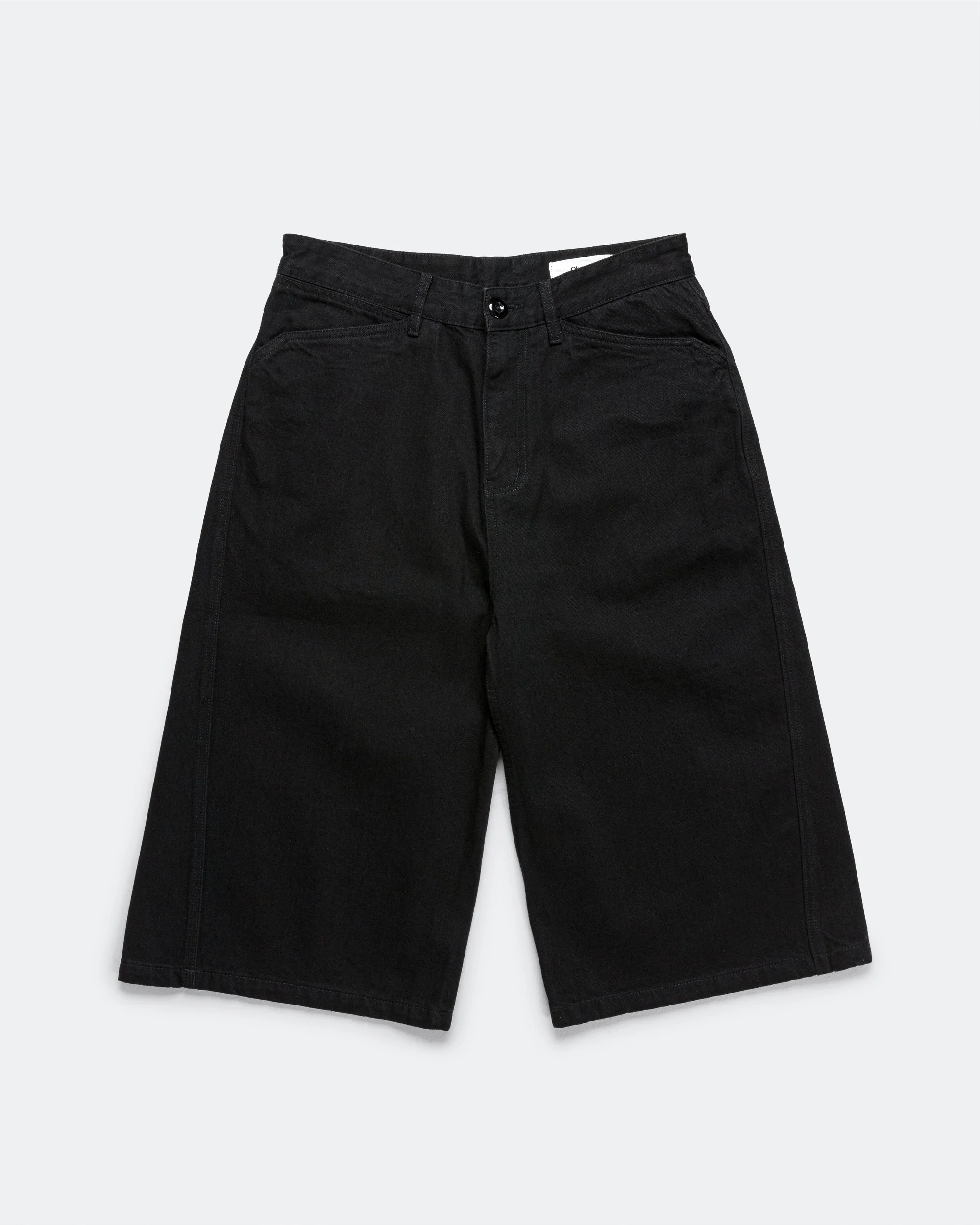 Twisted Denim Short - Black