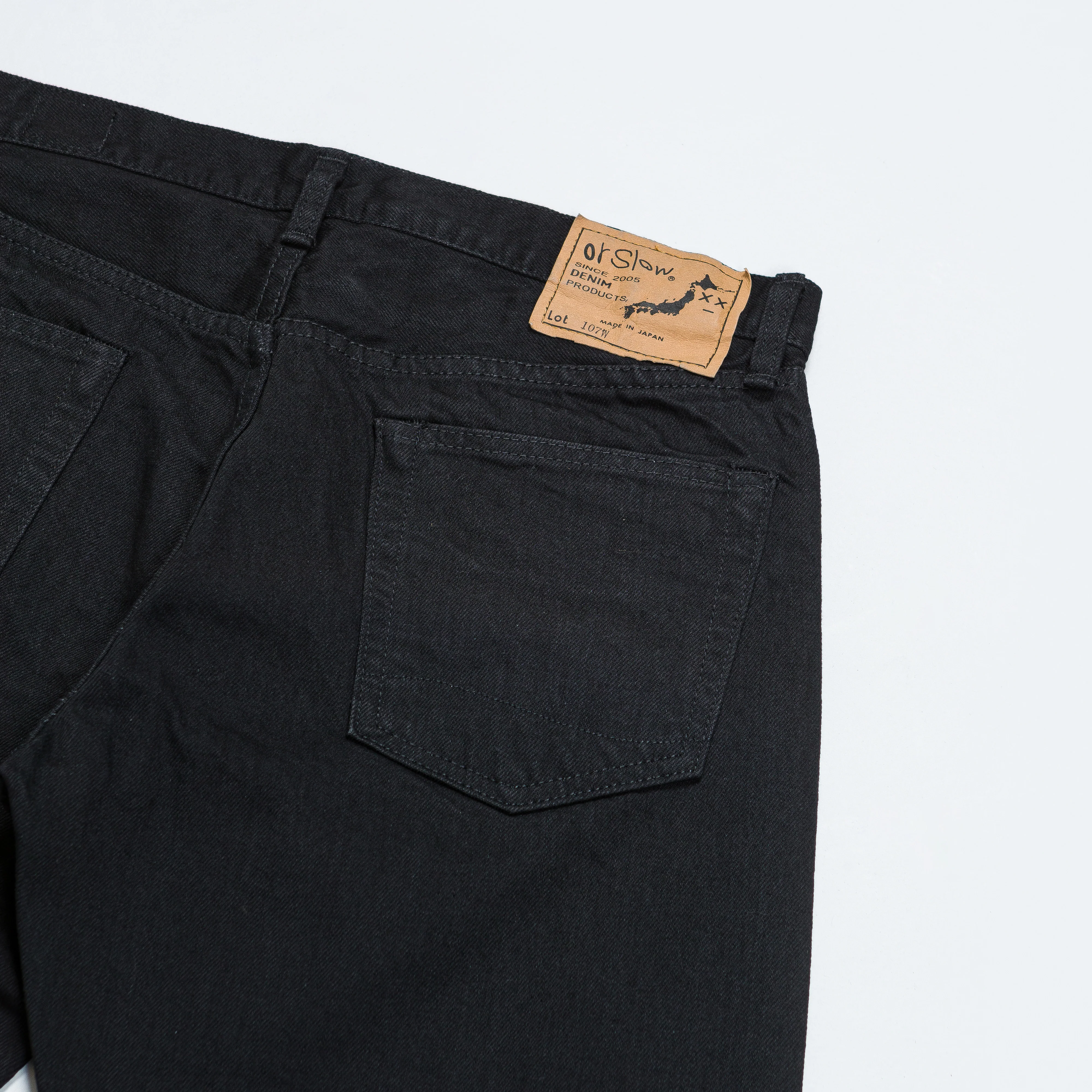 107 Slim Fit Jean - Black Denim - Image 4