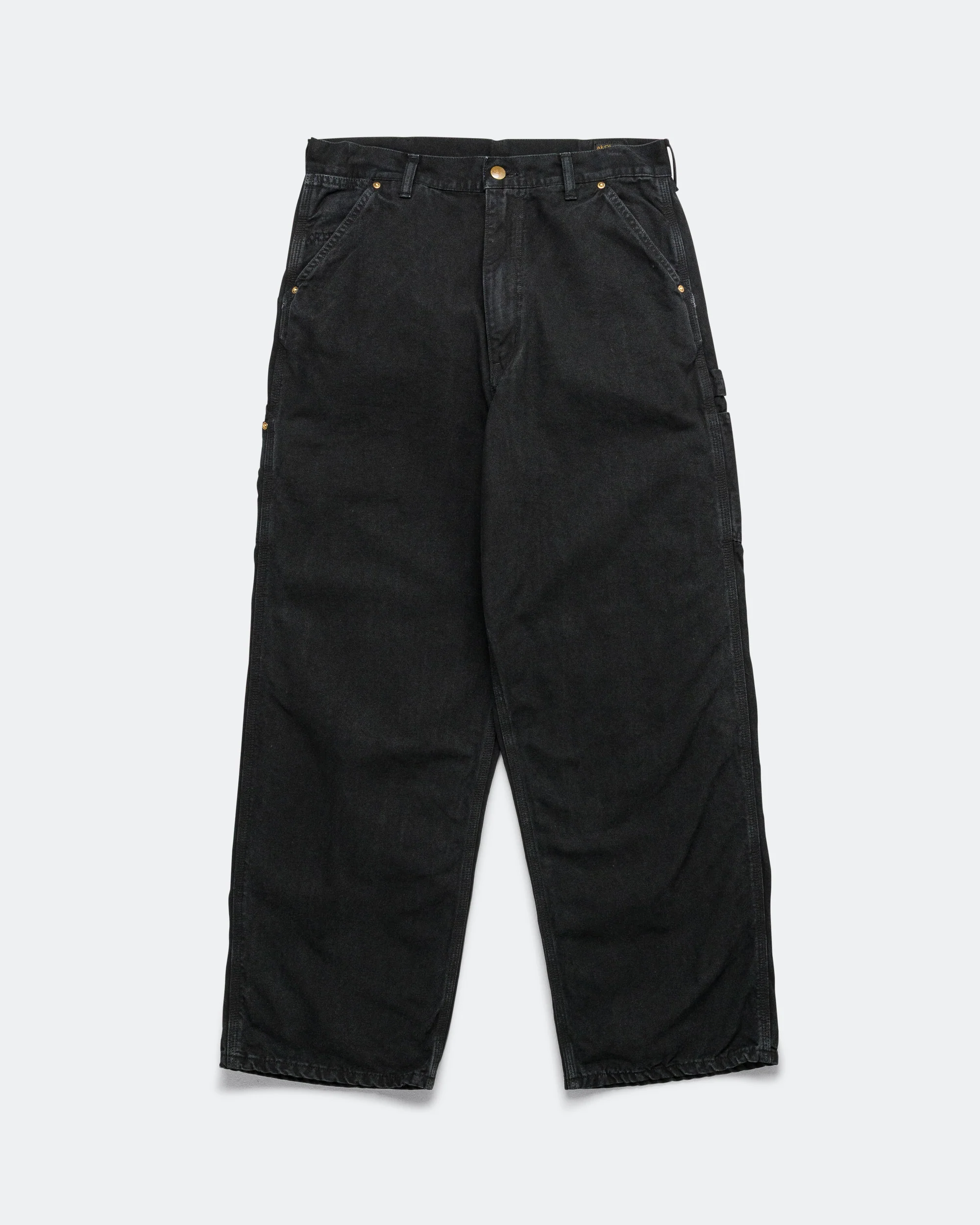 Dad's Fit Oxford Painter Pants - Black