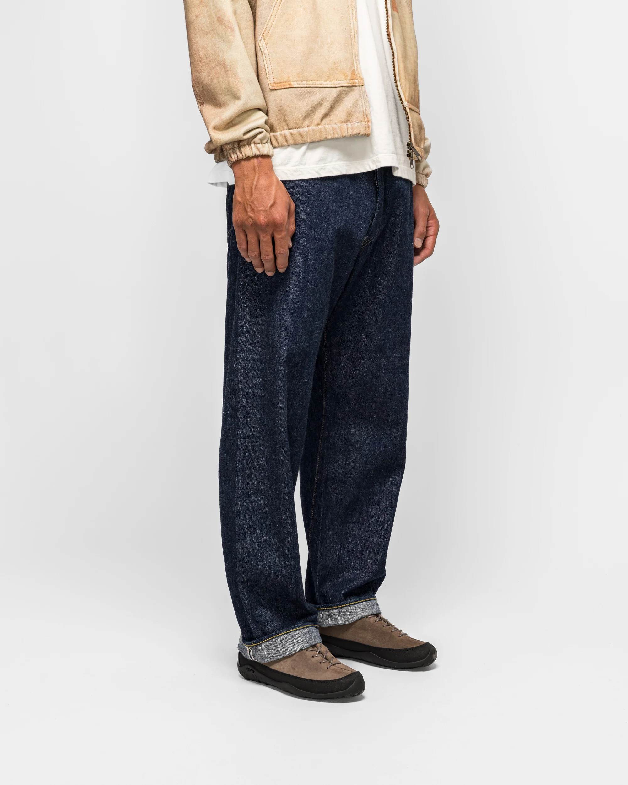 Grand Dad's Fit Denim Pants - One Wash - Image 3