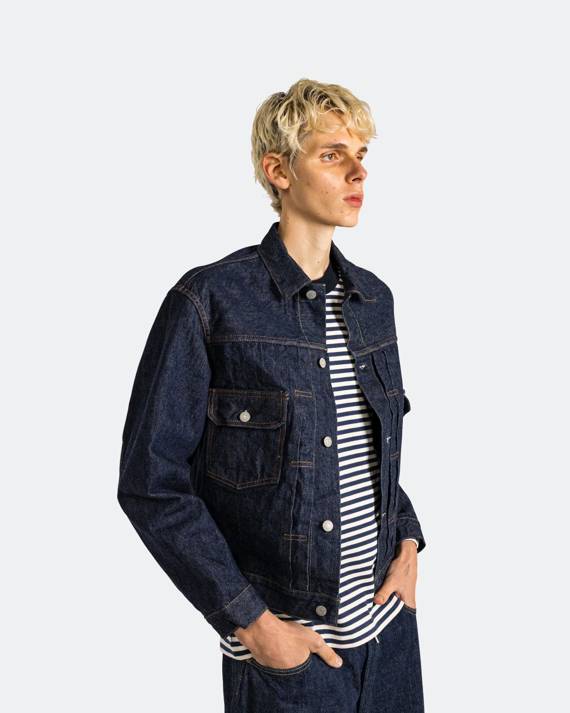 Type2 1950's Denim Jacket - One Wash - Image 3