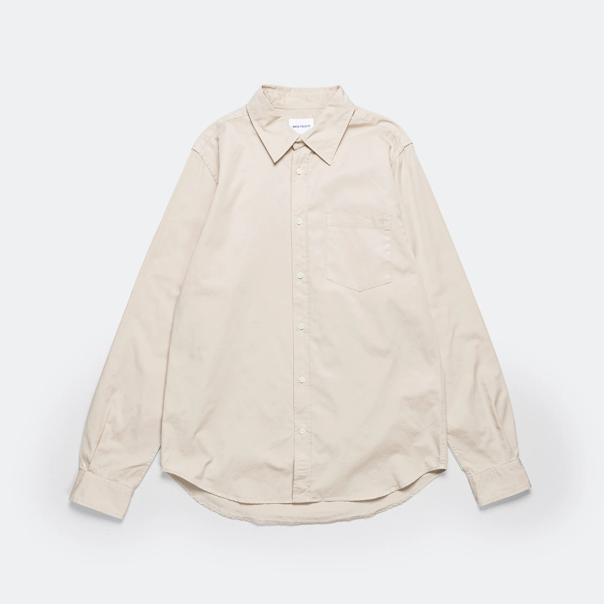 Osvald BD Twill Shirt - Oatmeal