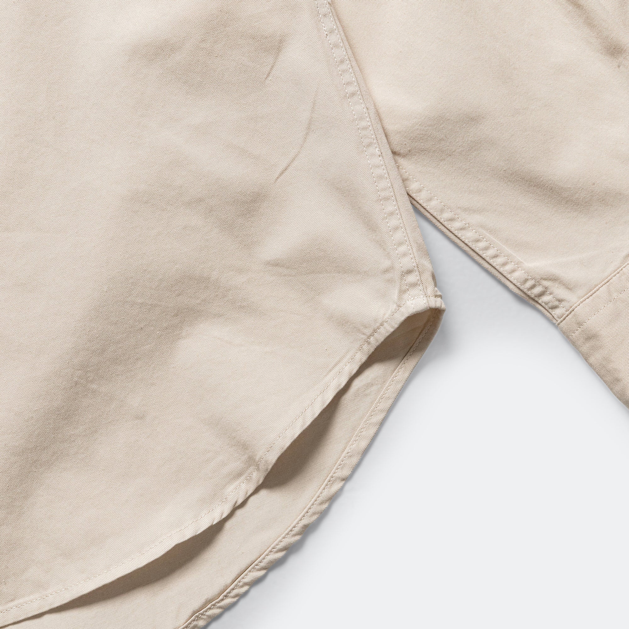 Osvald BD Twill Shirt - Oatmeal - Image 7